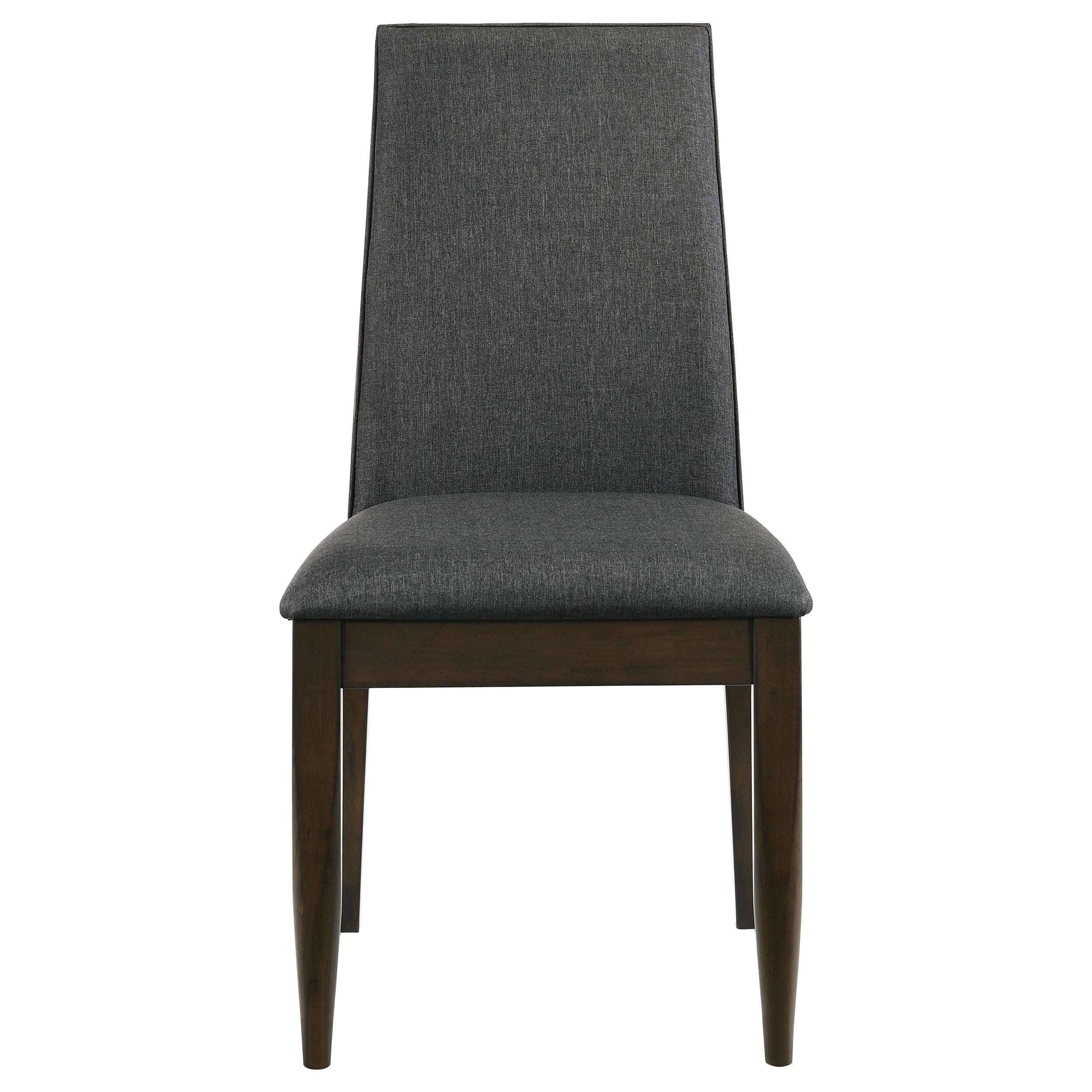 Coaster Furniture Wes 115272 Upholstered Dining Side Chair - Dark Walnut - Image 2