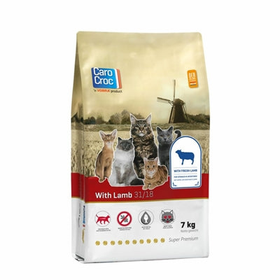 CaroCroc Cat Lamb – Complete cat food with lamb and rice – 2 kg & 7 kg - Image 1