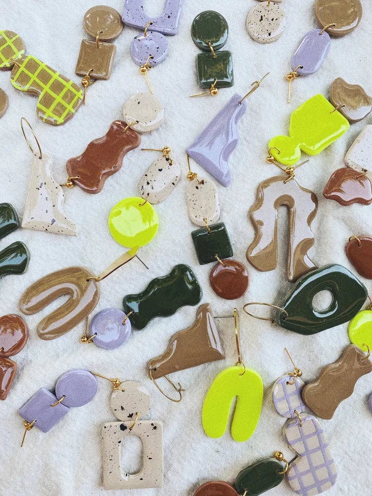 Circle Square Earrings - Image 3