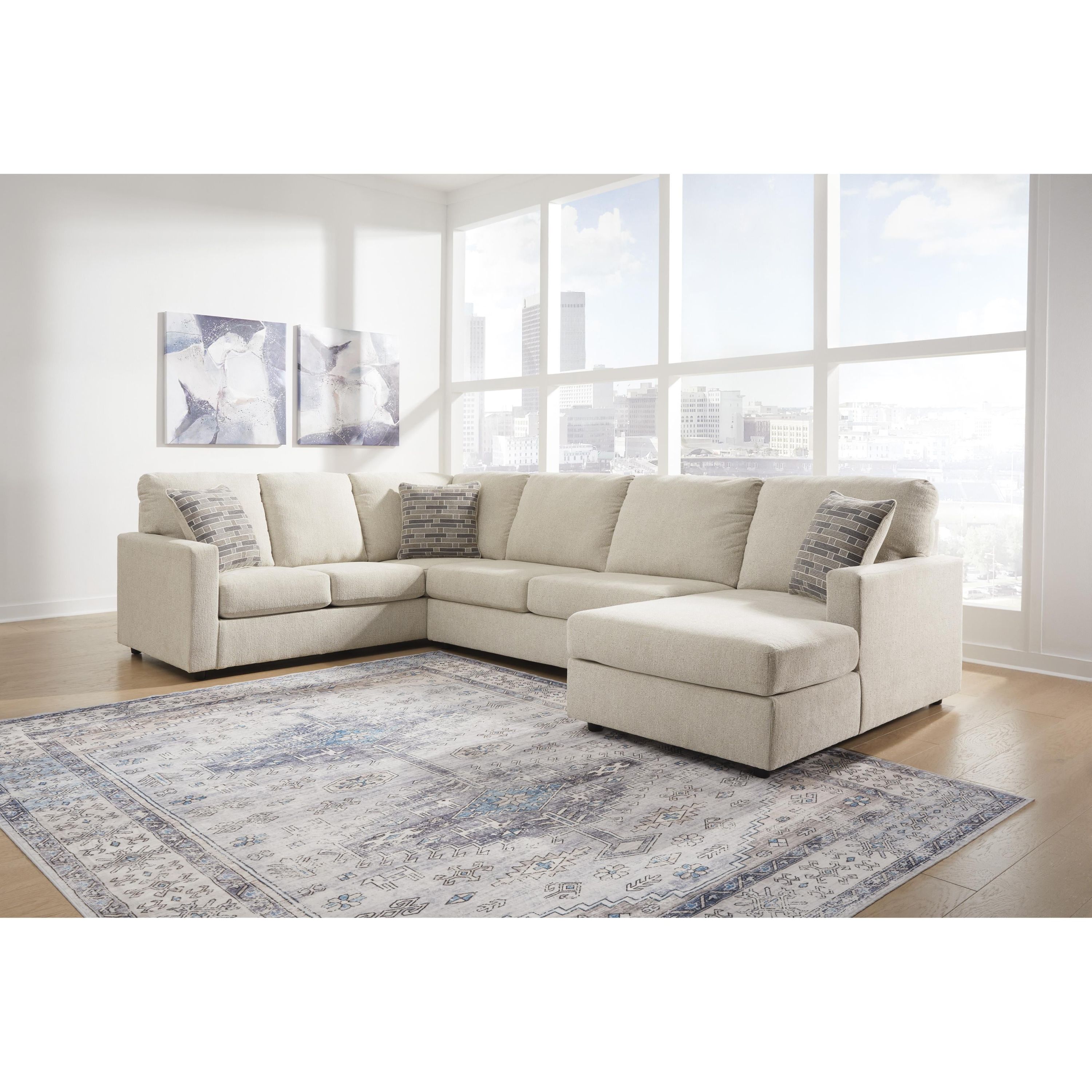 Signature Design by Ashley Edenfield 29004S2 3 pc Sectional with Chaise - Image 3