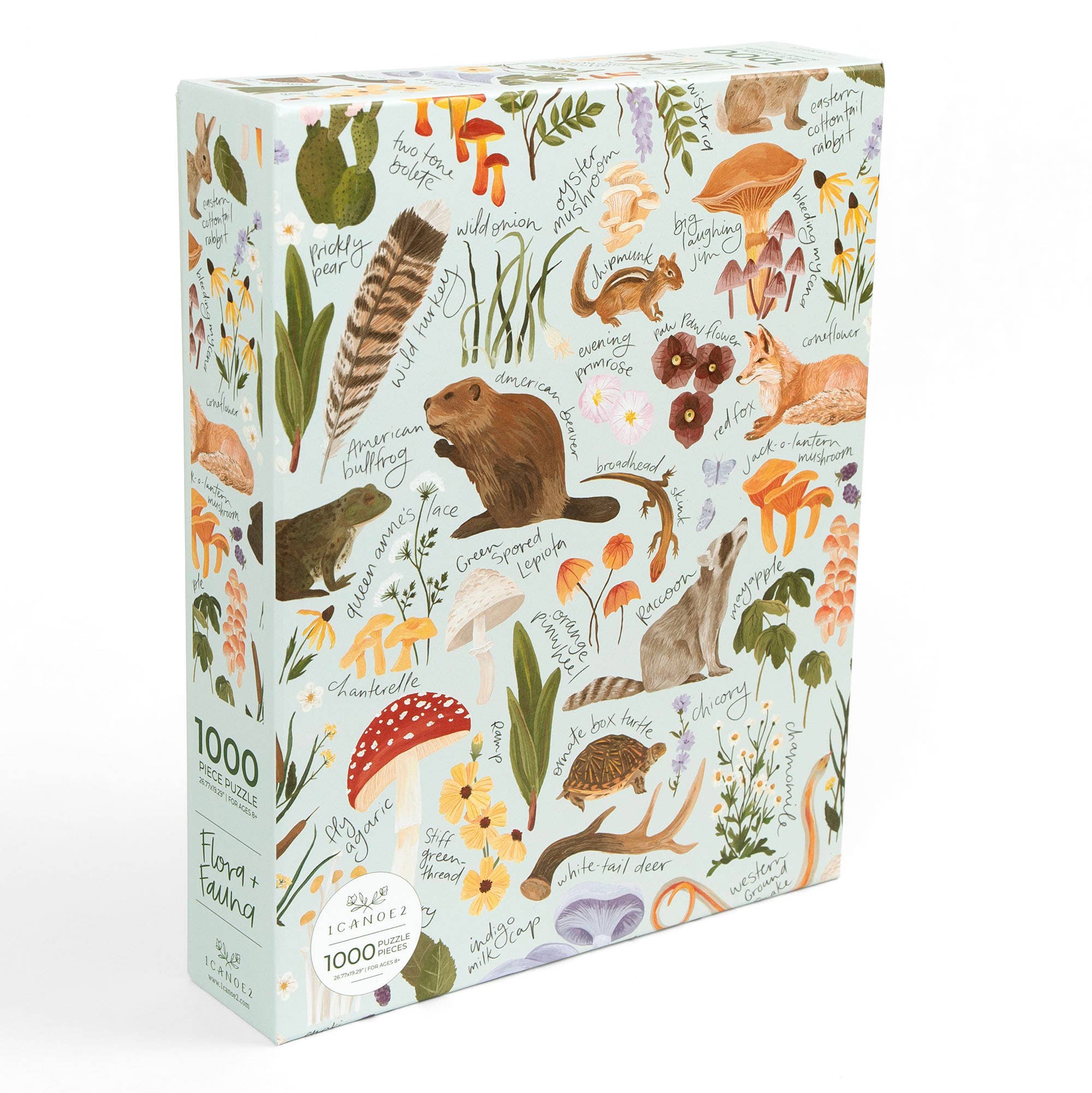 Flora & Fauna - 1,000 Piece Jigsaw Puzzle - Image 1