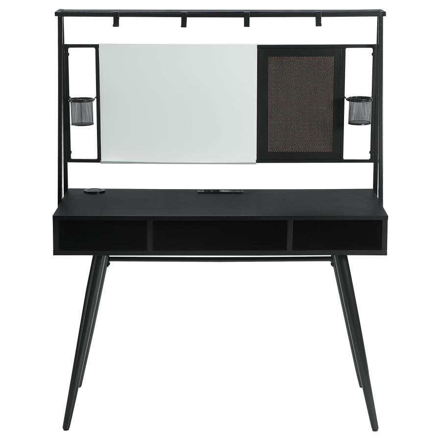 Coaster Furniture Jessie 801404 47-inch Writing Desk with Whiteboard and USB - Black - Image 2