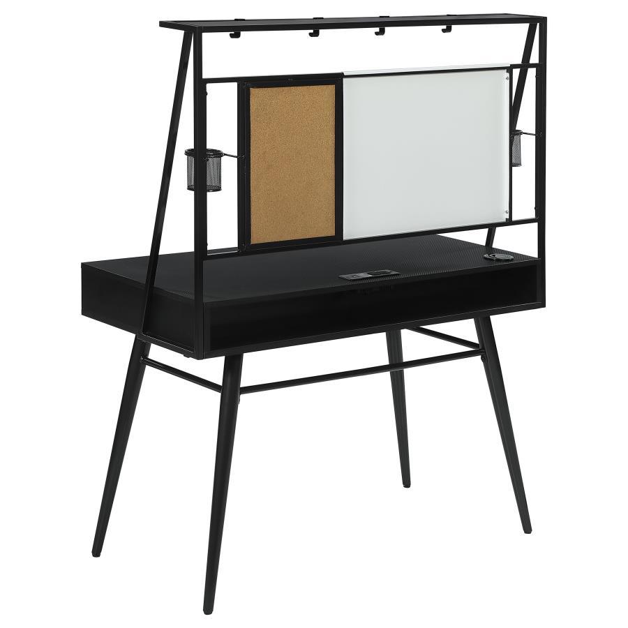 Coaster Furniture Jessie 801404 47-inch Writing Desk with Whiteboard and USB - Black - Image 3
