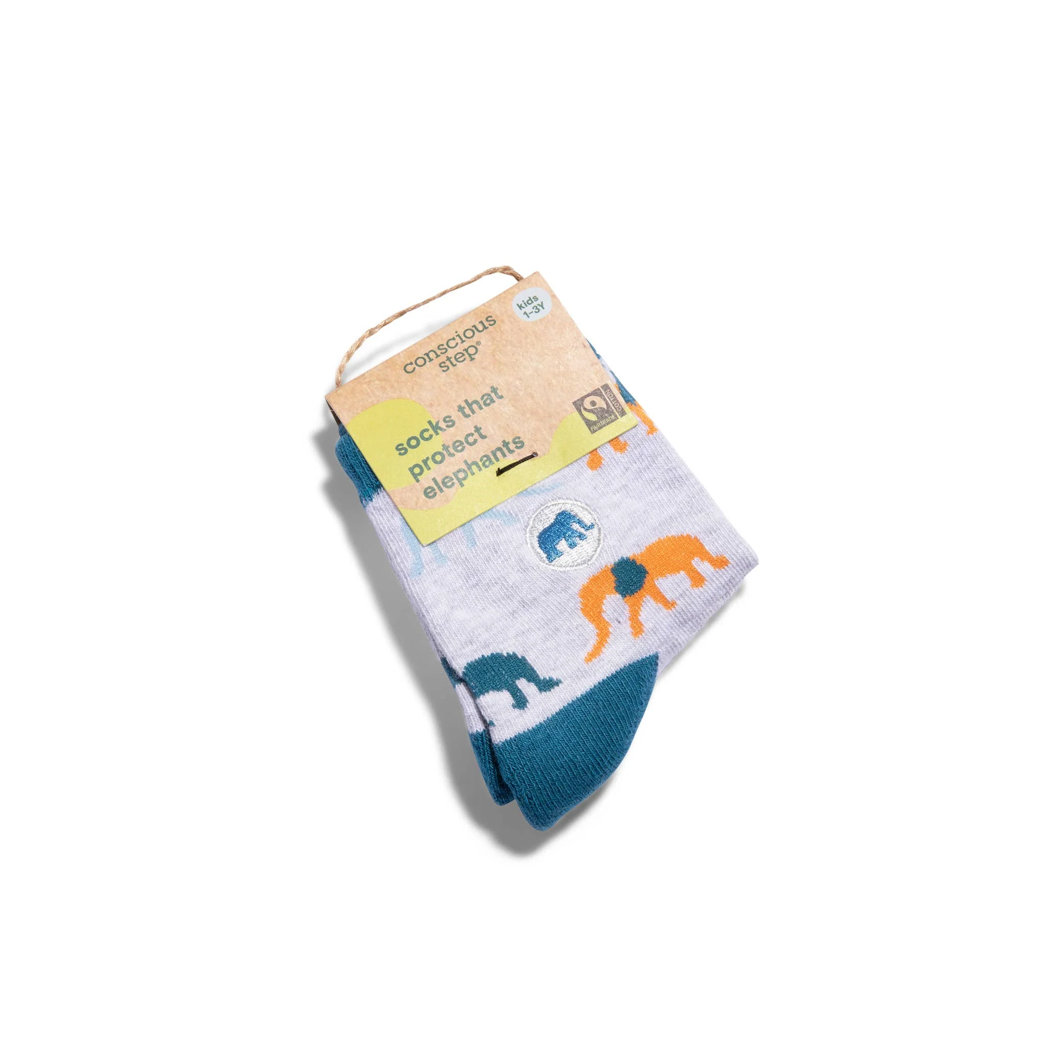 Kids Socks that Protect Elephants: Youth - Image 3