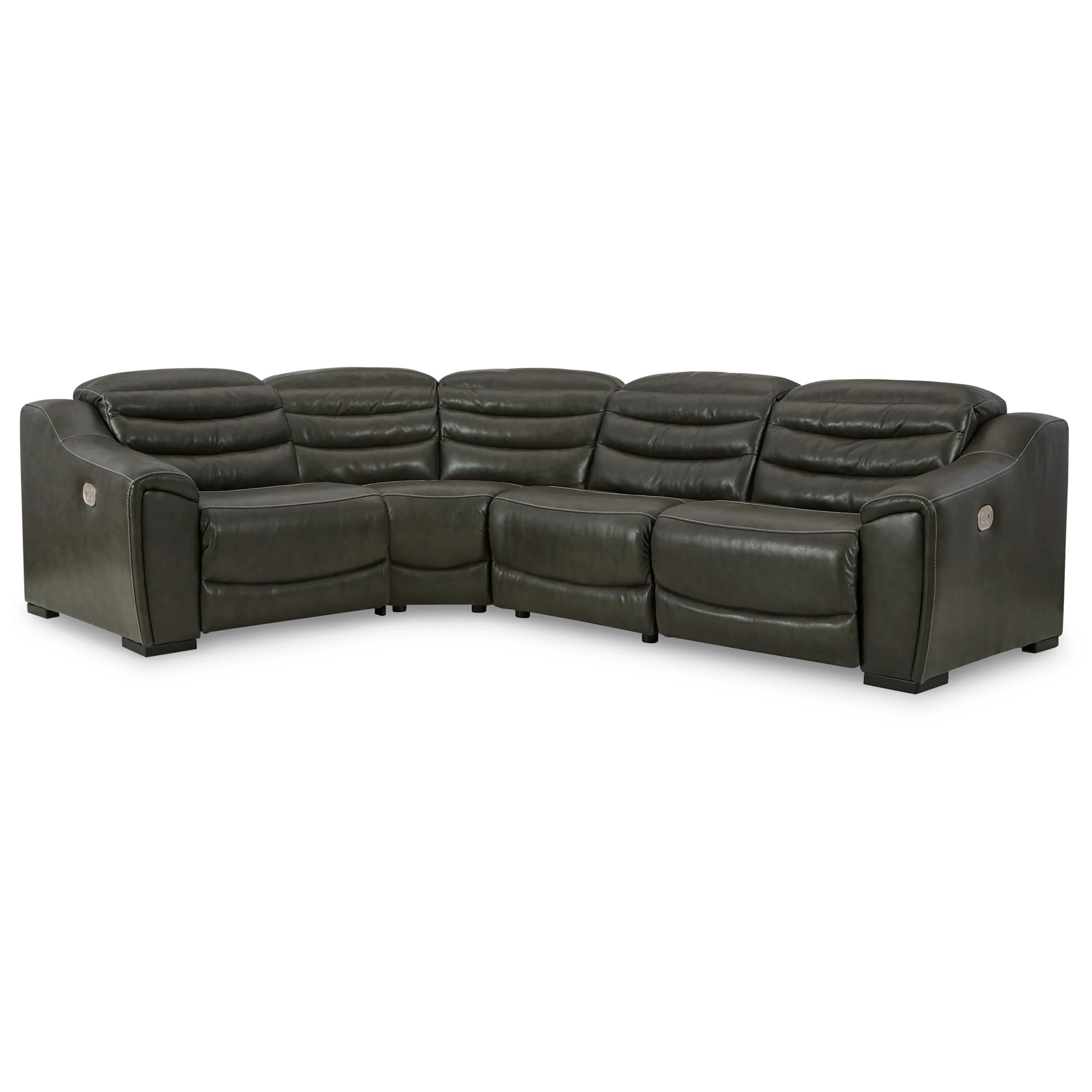 Signature Design by Ashley Center Line U63404S6 4 pc Power Reclining Sectional - Image 1