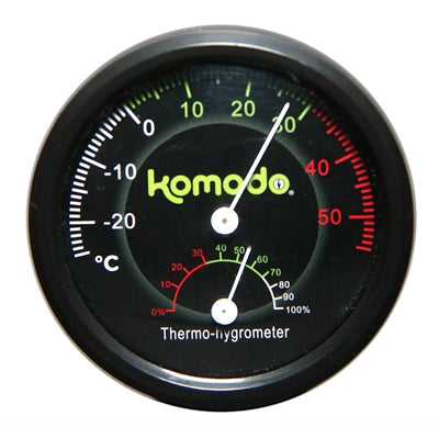Komodo Analog Thermometer / Hygrometer