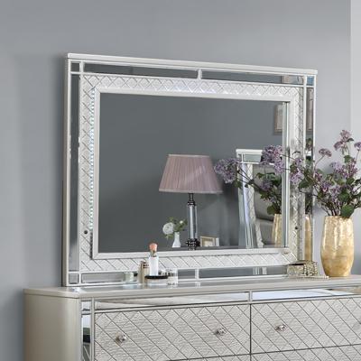 Crown Mark Cristian B1680-11 Dresser Mirror - Champagne - Image 1