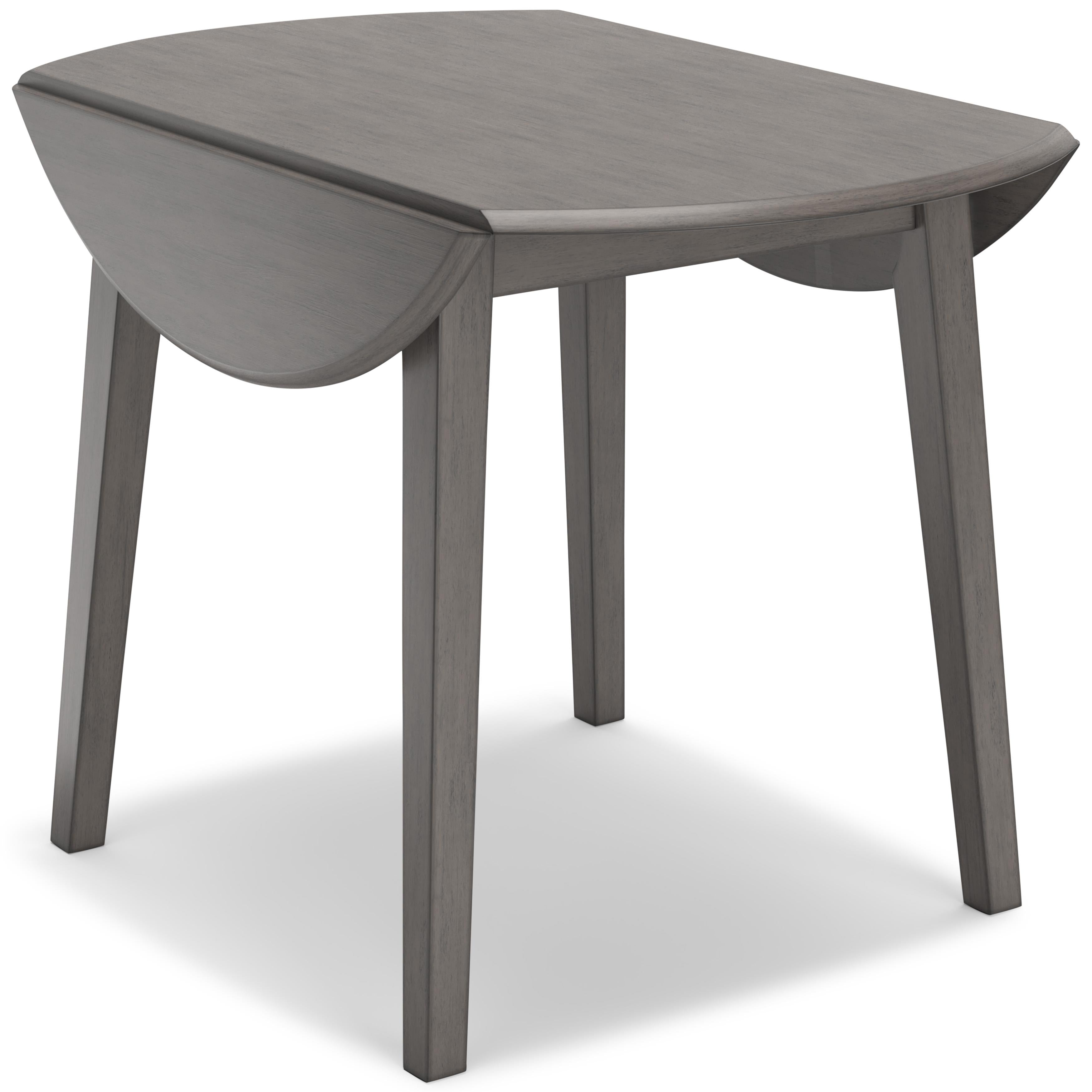 Signature Design by Ashley Shullden D194-15 Round Dining Room Drop Leaf Table - Image 2