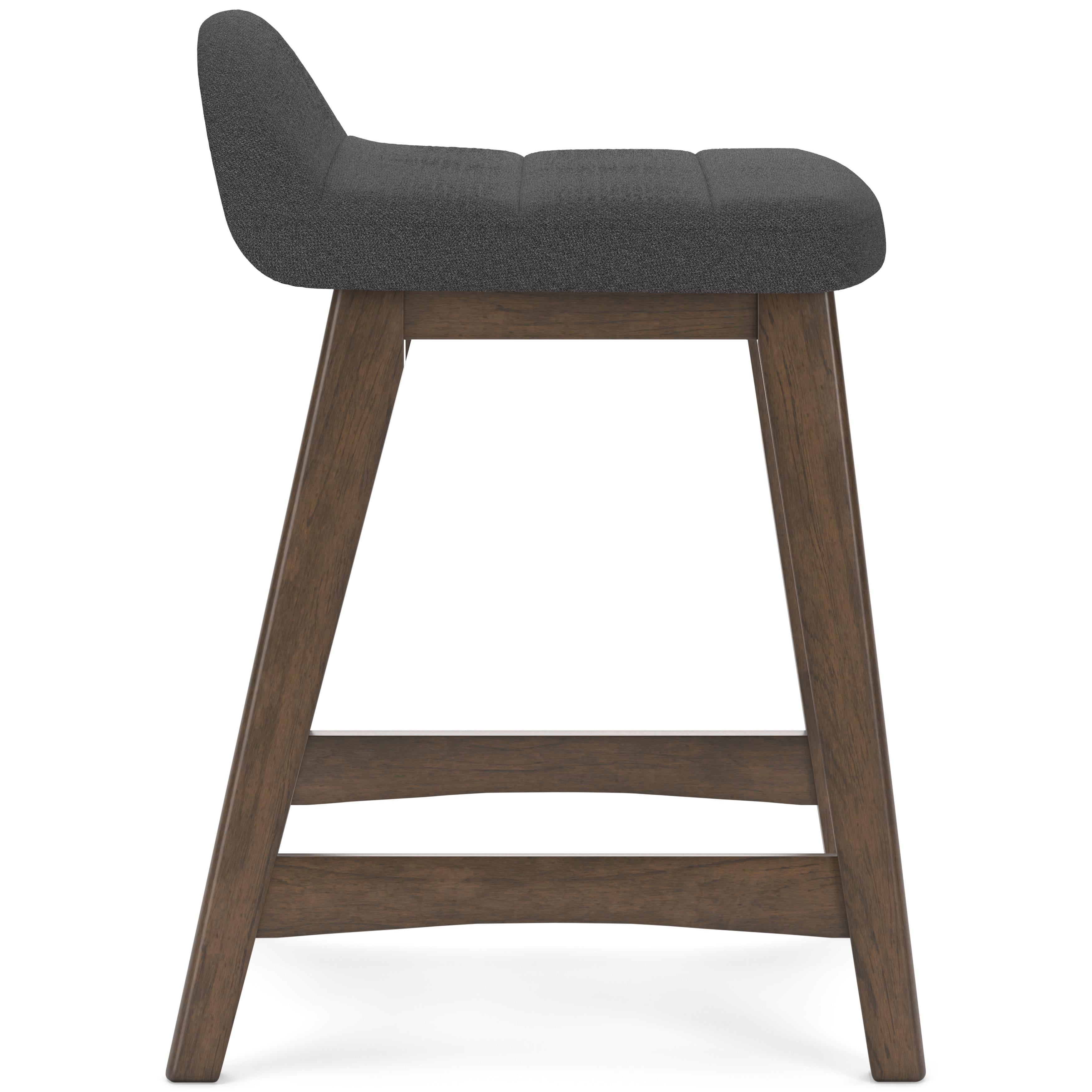 Signature Design by Ashley Lyncott D615-224 Upholstered Barstool - Image 3