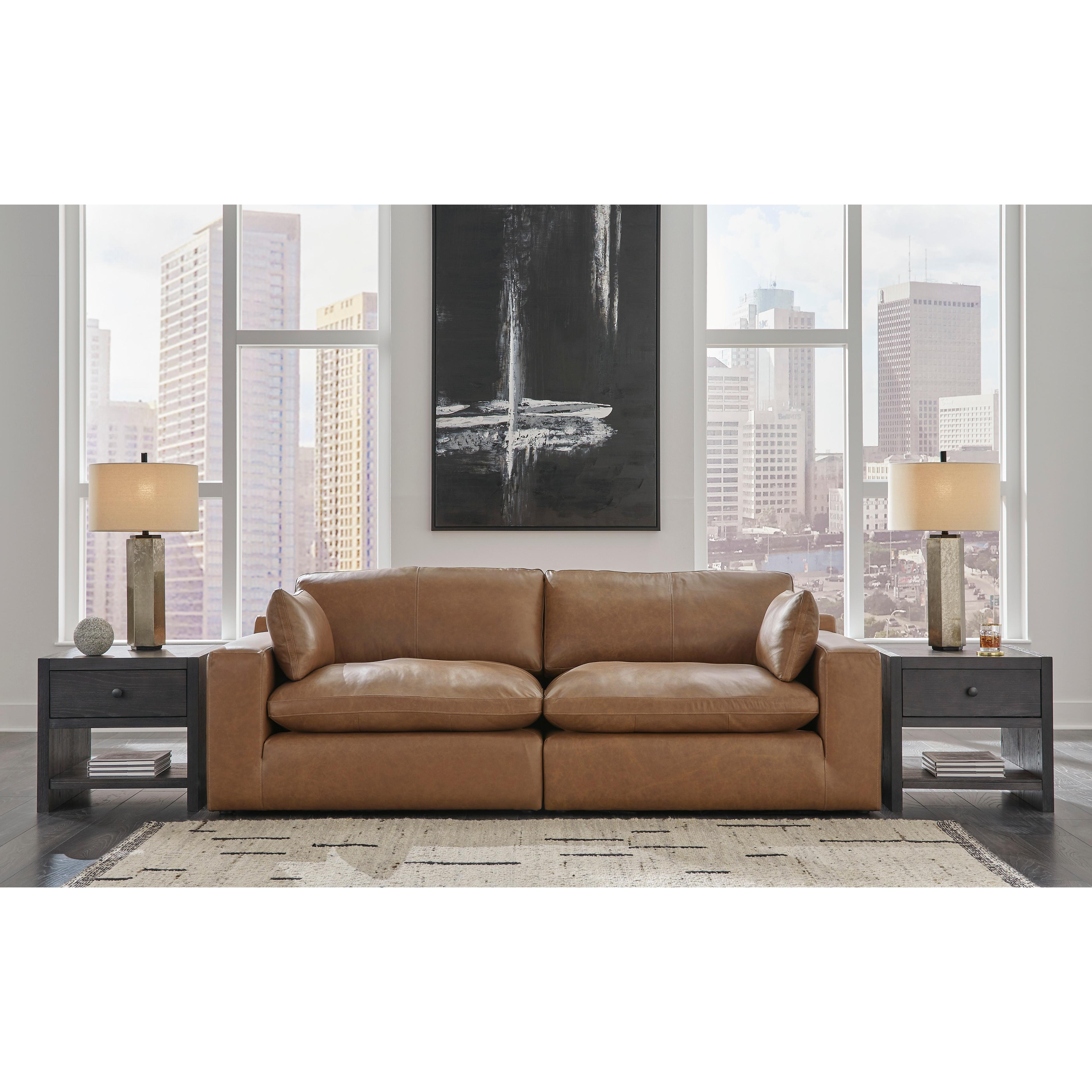Signature Design by Ashley Emilia 30901S1 2 pc Sectional Loveseat - Image 2