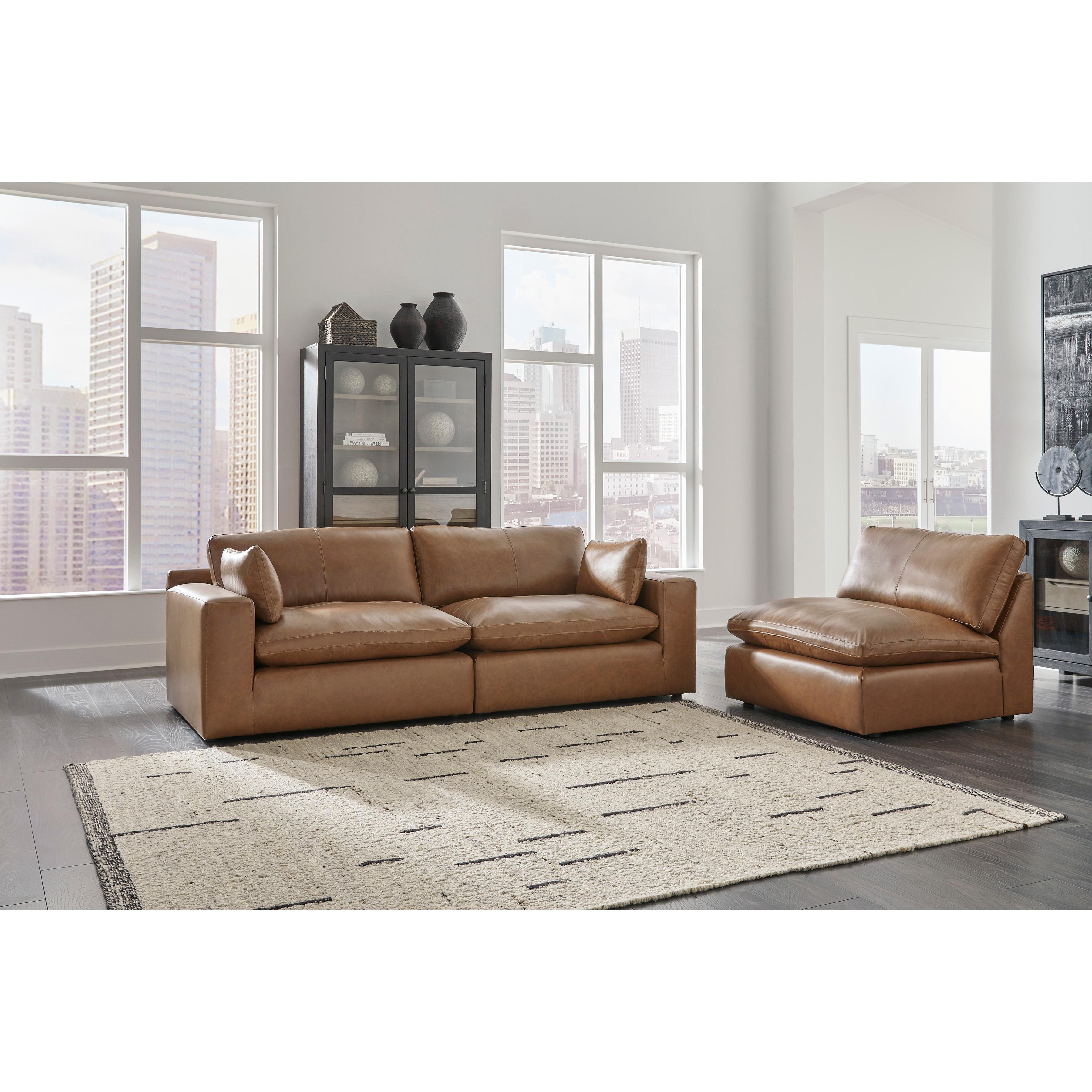 Signature Design by Ashley Emilia 30901S1 2 pc Sectional Loveseat - Image 3