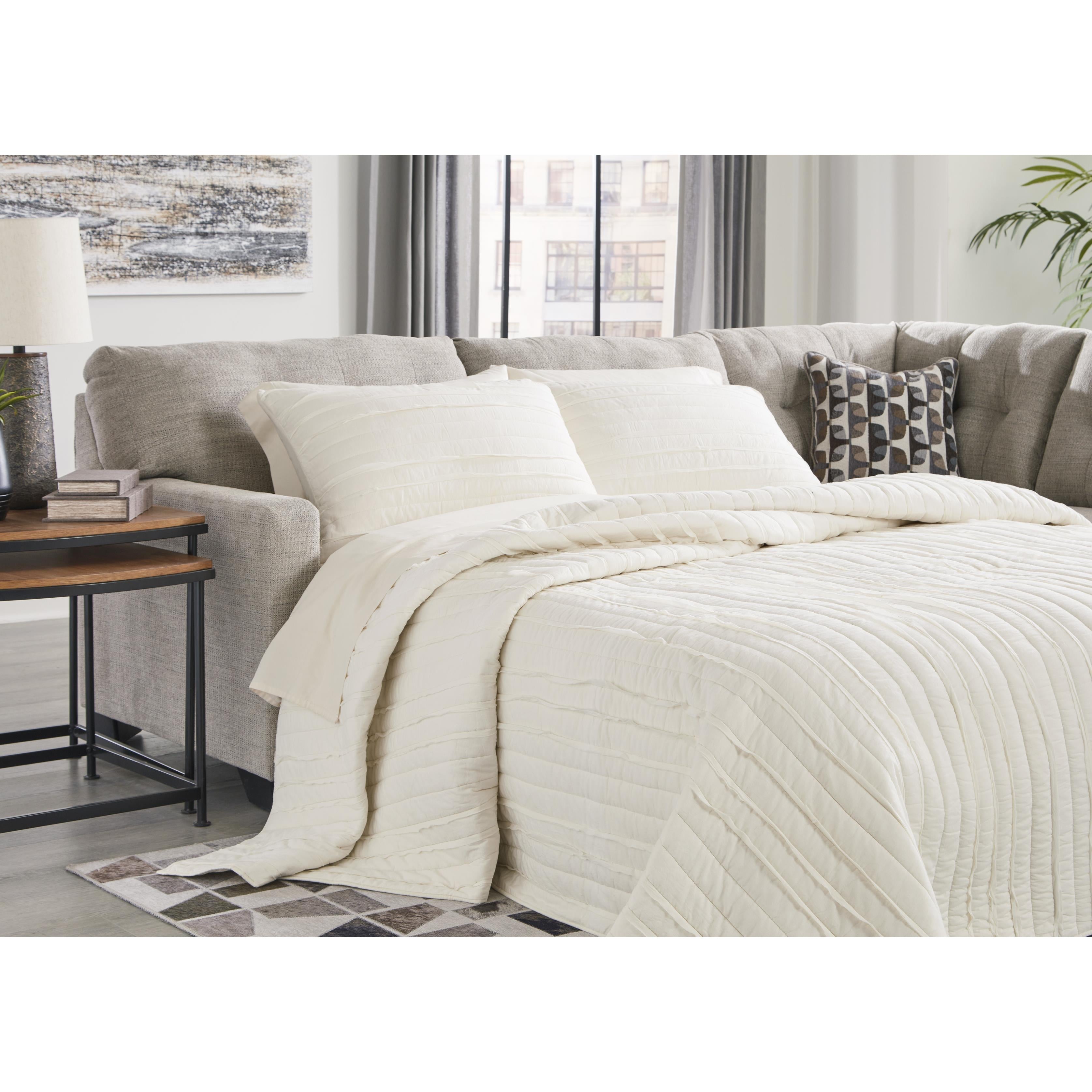 Signature Design by Ashley Mahoney 31004S4 2 pc Sleeper Sectional with Chaise - Image 3