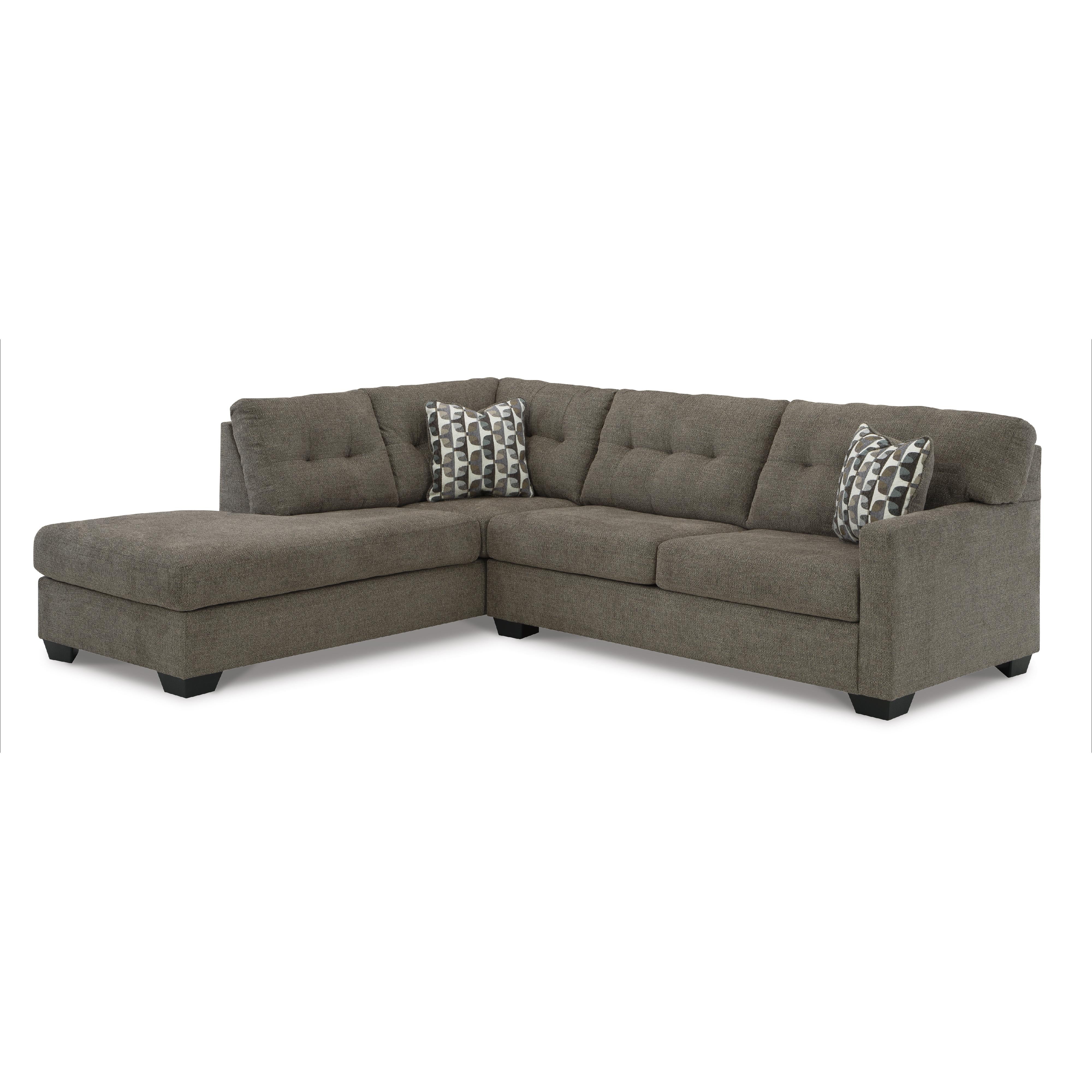 Signature Design by Ashley Mahoney 31005S3 2 pc Sleeper Sectional with Chaise - Image 1