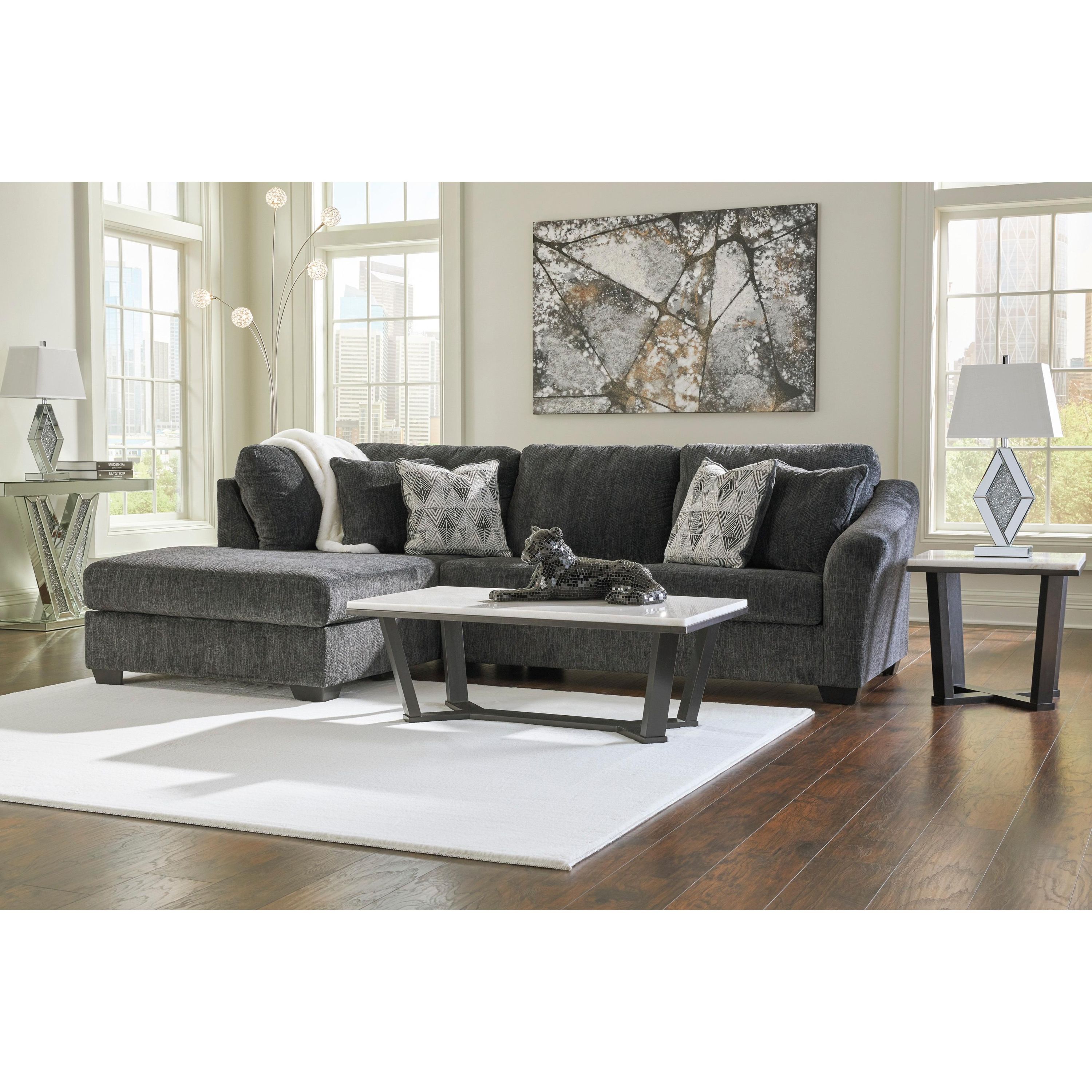 Signature Design by Ashley Biddeford 35504S1 2 pc Sectional with Chaise - Image 3