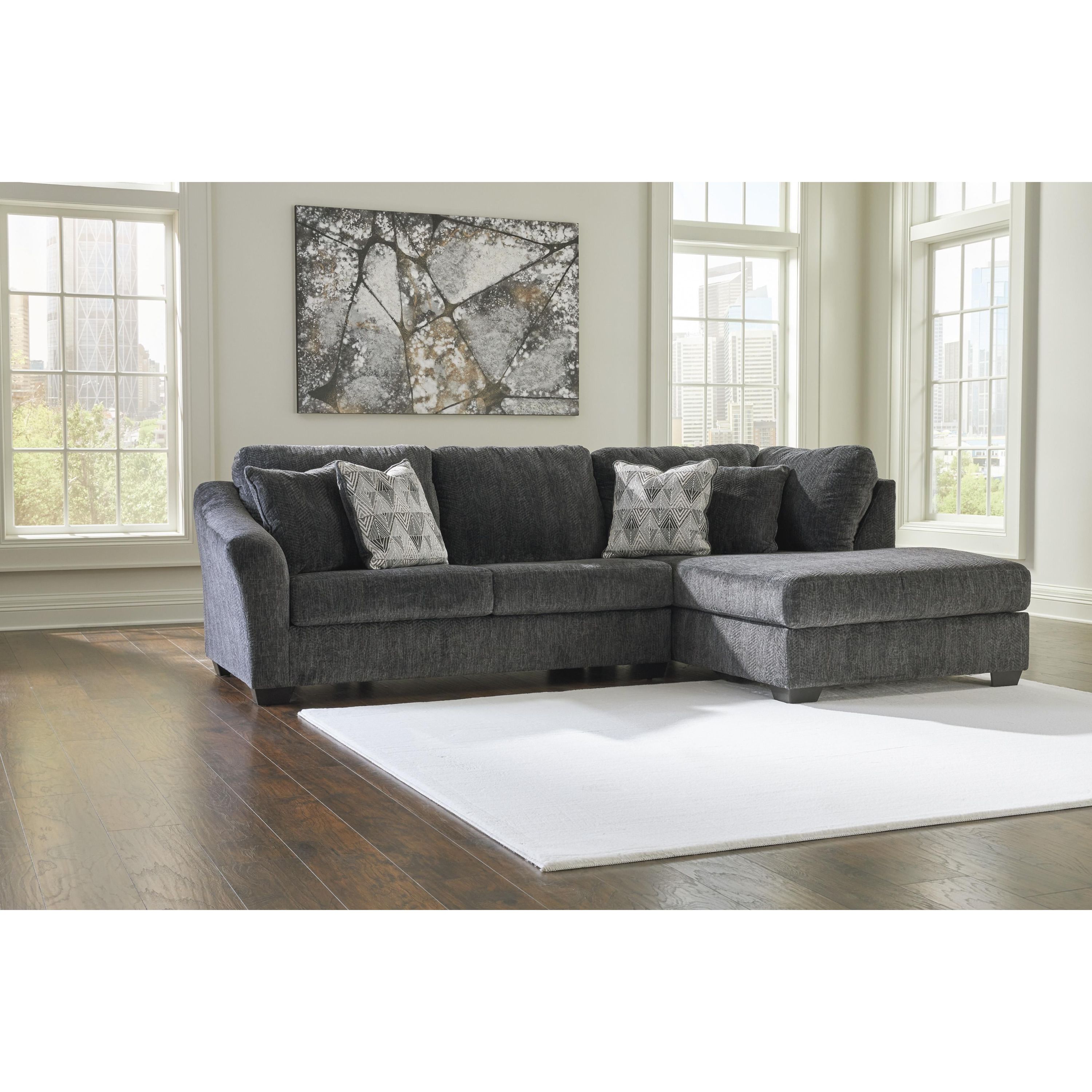 Signature Design by Ashley Biddeford 35504S2 2 pc Sectional with Chaise - Image 2