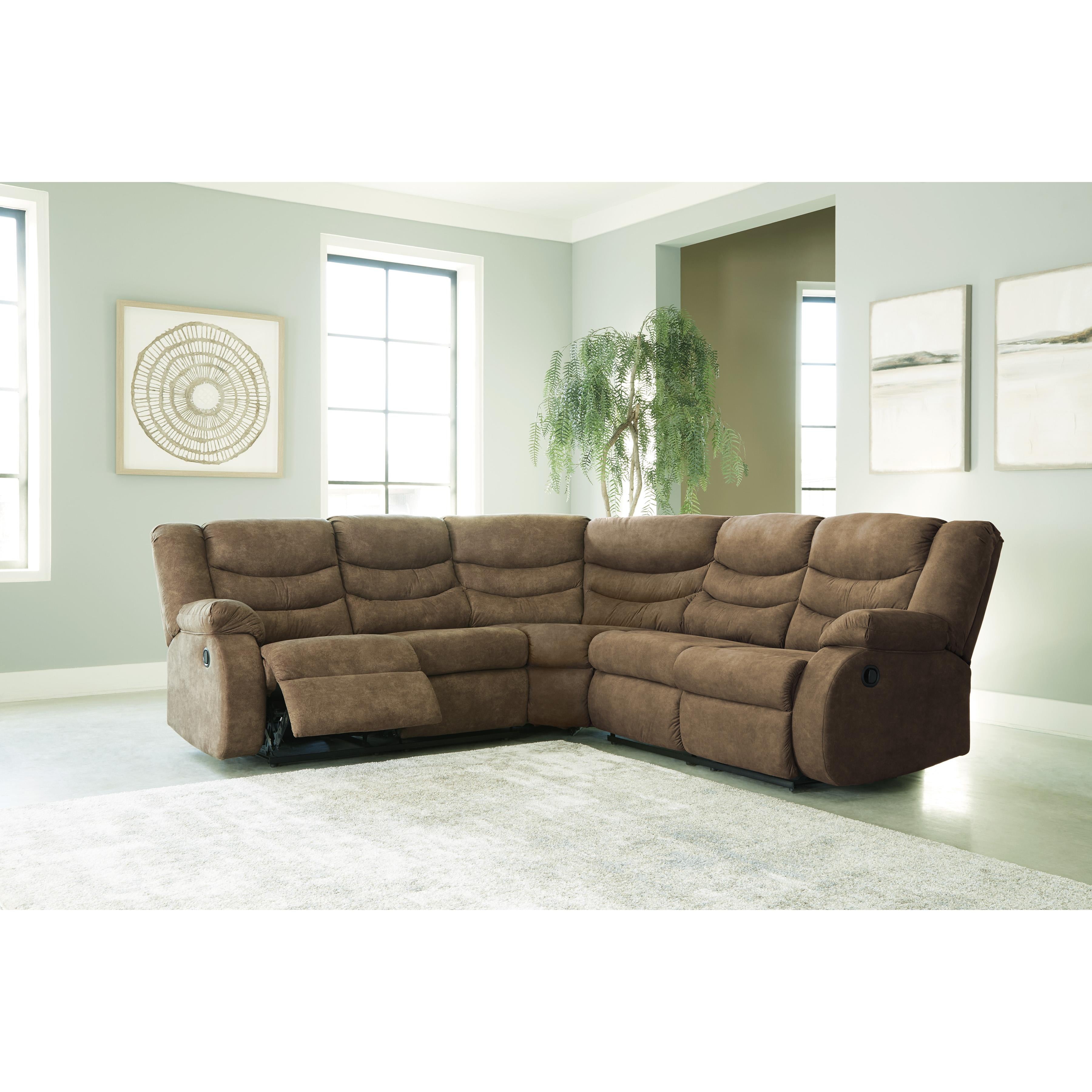 Signature Design by Ashley Partymate 36902S2 2 pc Reclining Sectional - Image 3