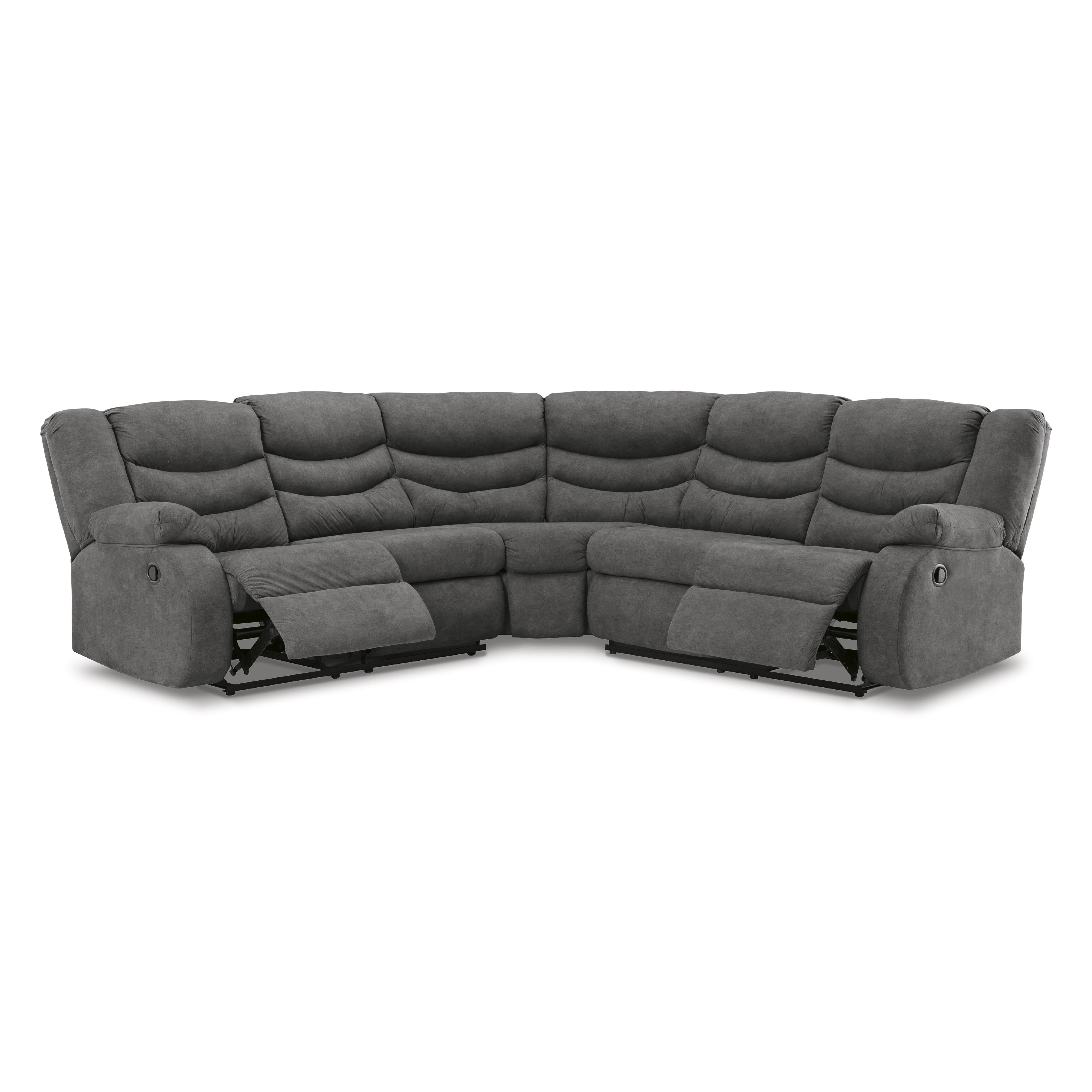 Signature Design by Ashley Partymate 36903S2 2 pc Reclining Sectional - Image 2