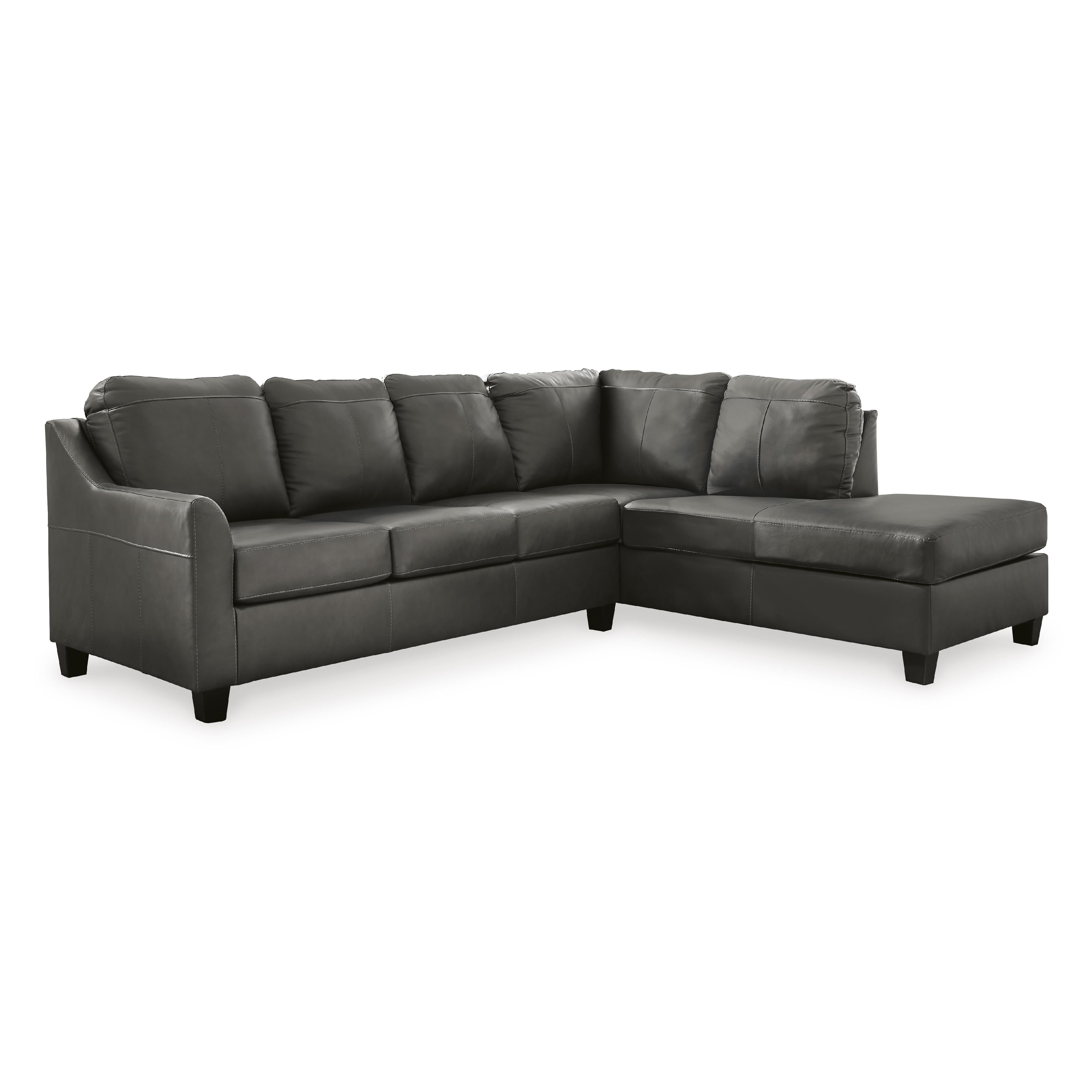 Signature Design by Ashley Valderno 47804S1 2 pc Sectional with Chaise - Image 1