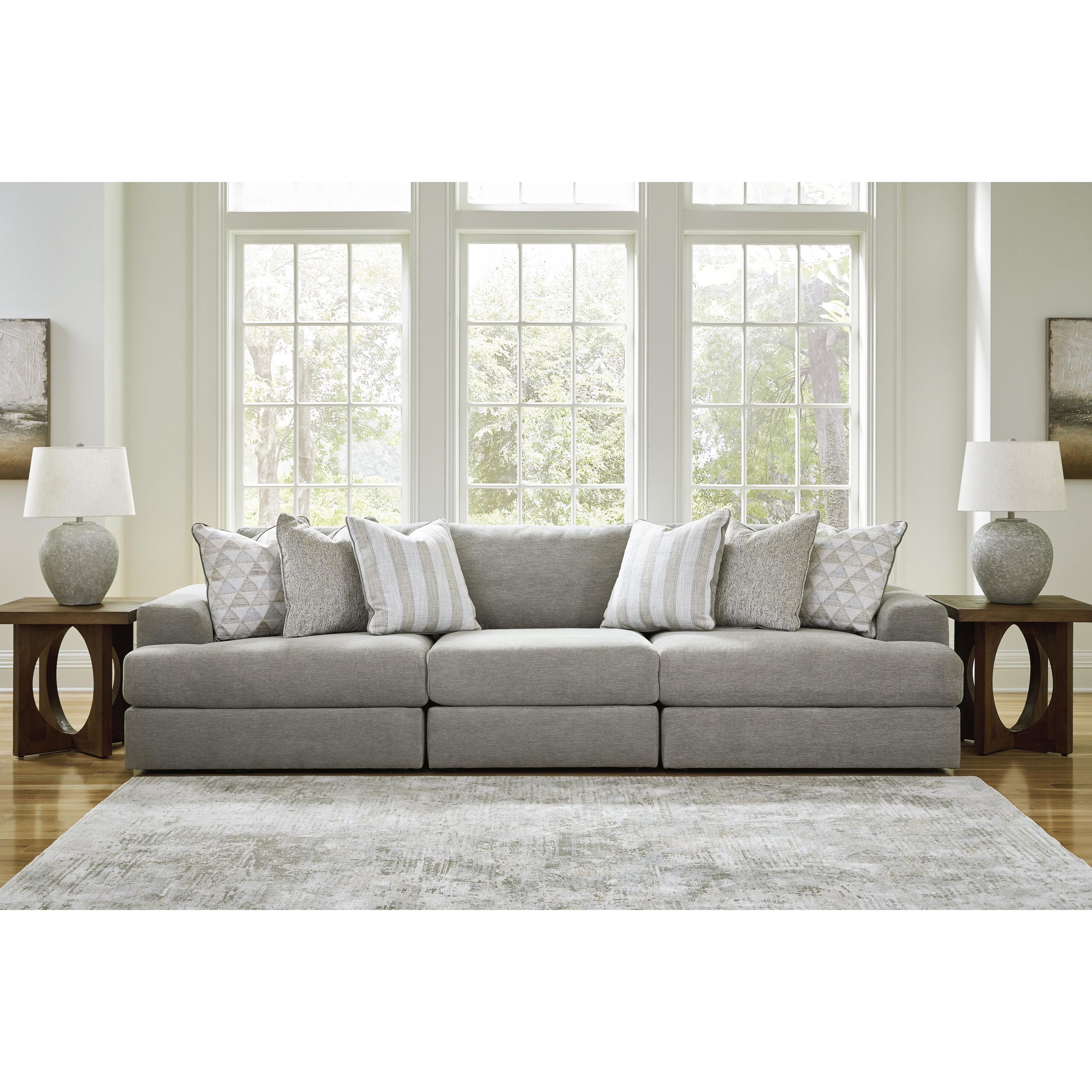 Signature Design by Ashley Avaliyah 58103S2 3 pc Sectional Sofa - Image 1