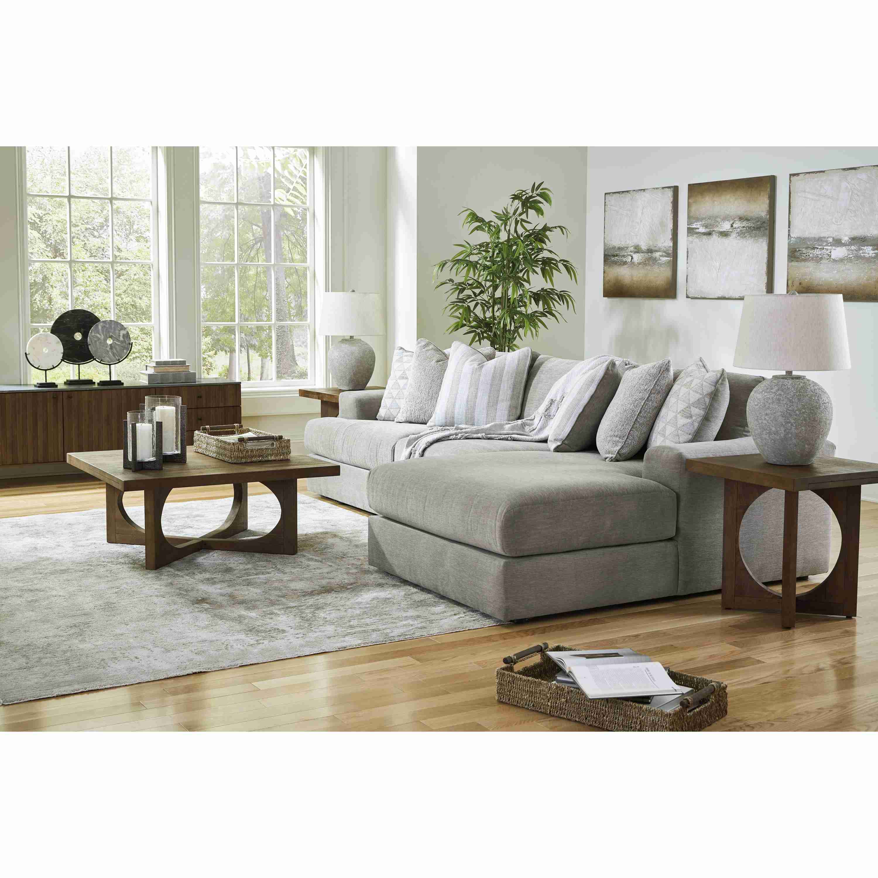 Signature Design by Ashley Avaliyah 58103S4 3 pc Sectional with Chaise - Image 3