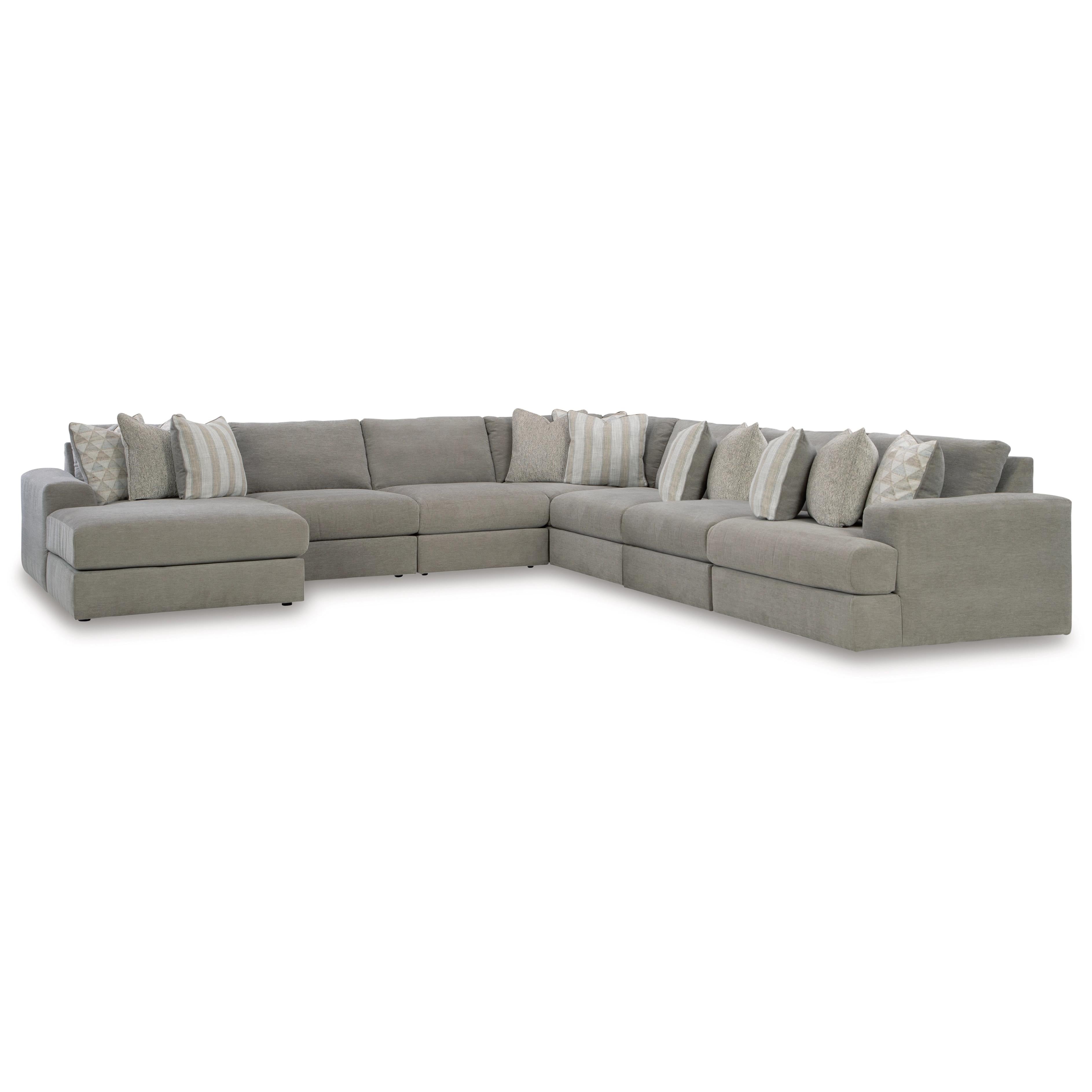 Signature Design by Ashley Avaliyah 58103S9 7 pc Sectional with Chaise - Image 1