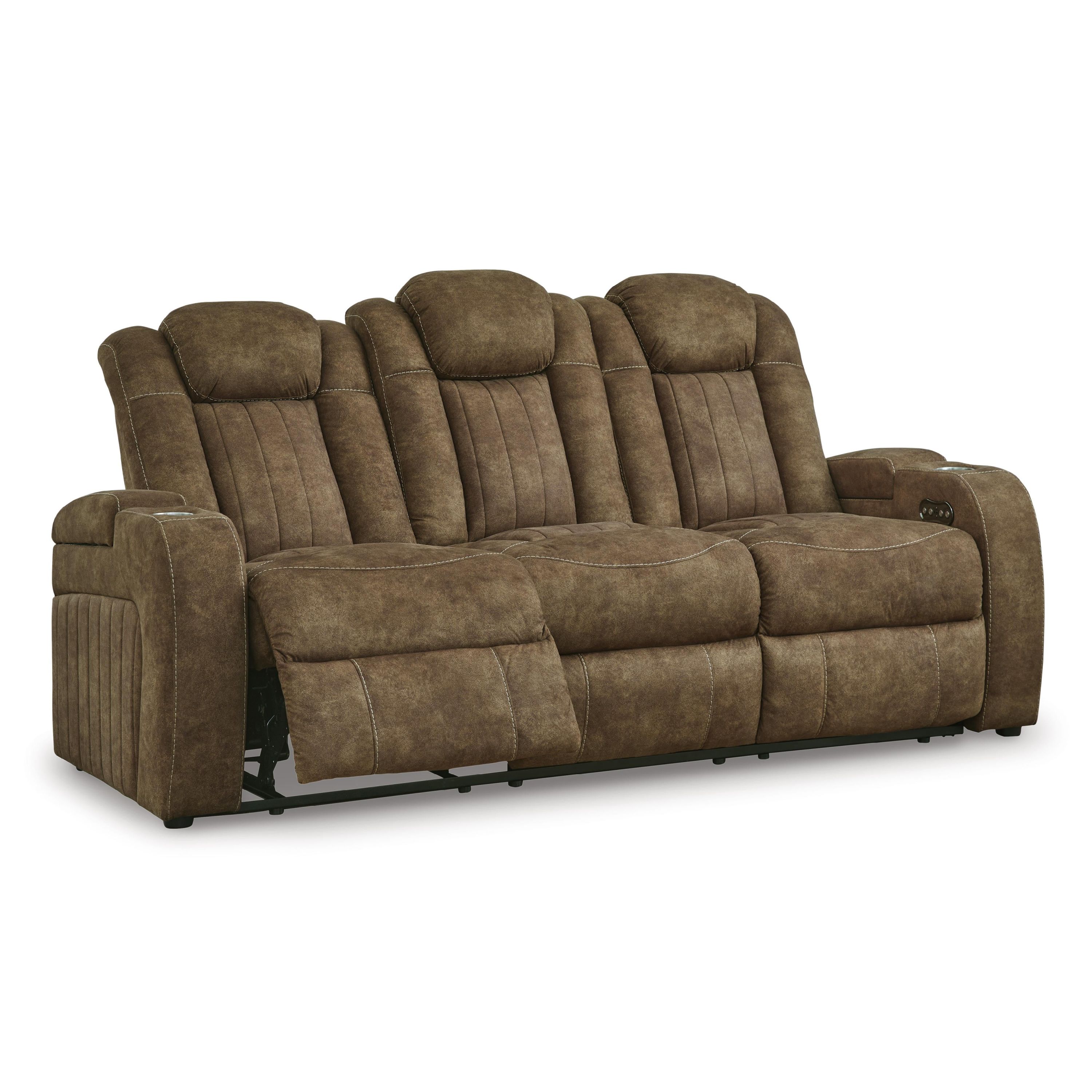 Signature Design by Ashley Wolfridge 6070315 Power Reclining Sofa with Adjustable Headrest - Image 2