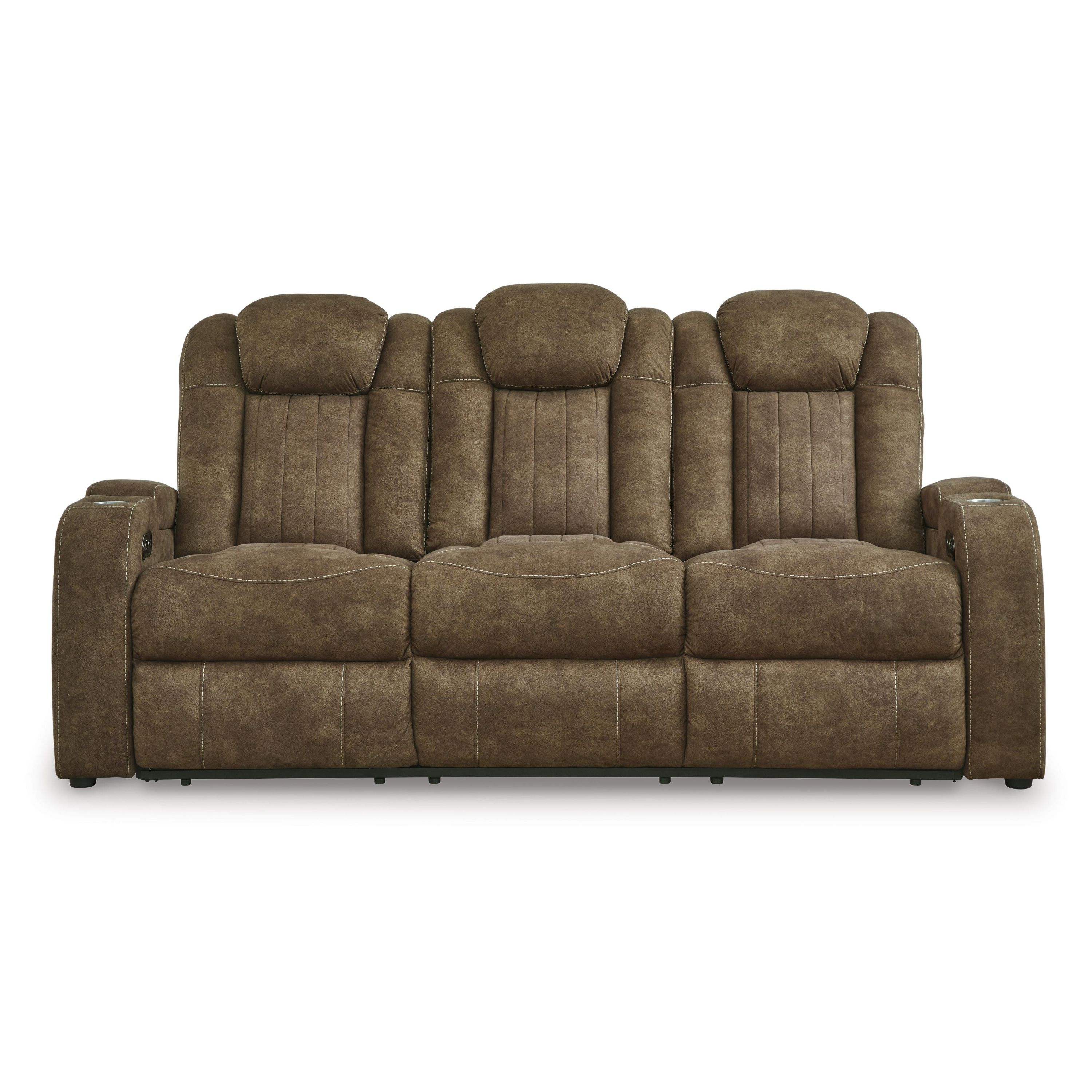 Signature Design by Ashley Wolfridge 6070315 Power Reclining Sofa with Adjustable Headrest - Image 3