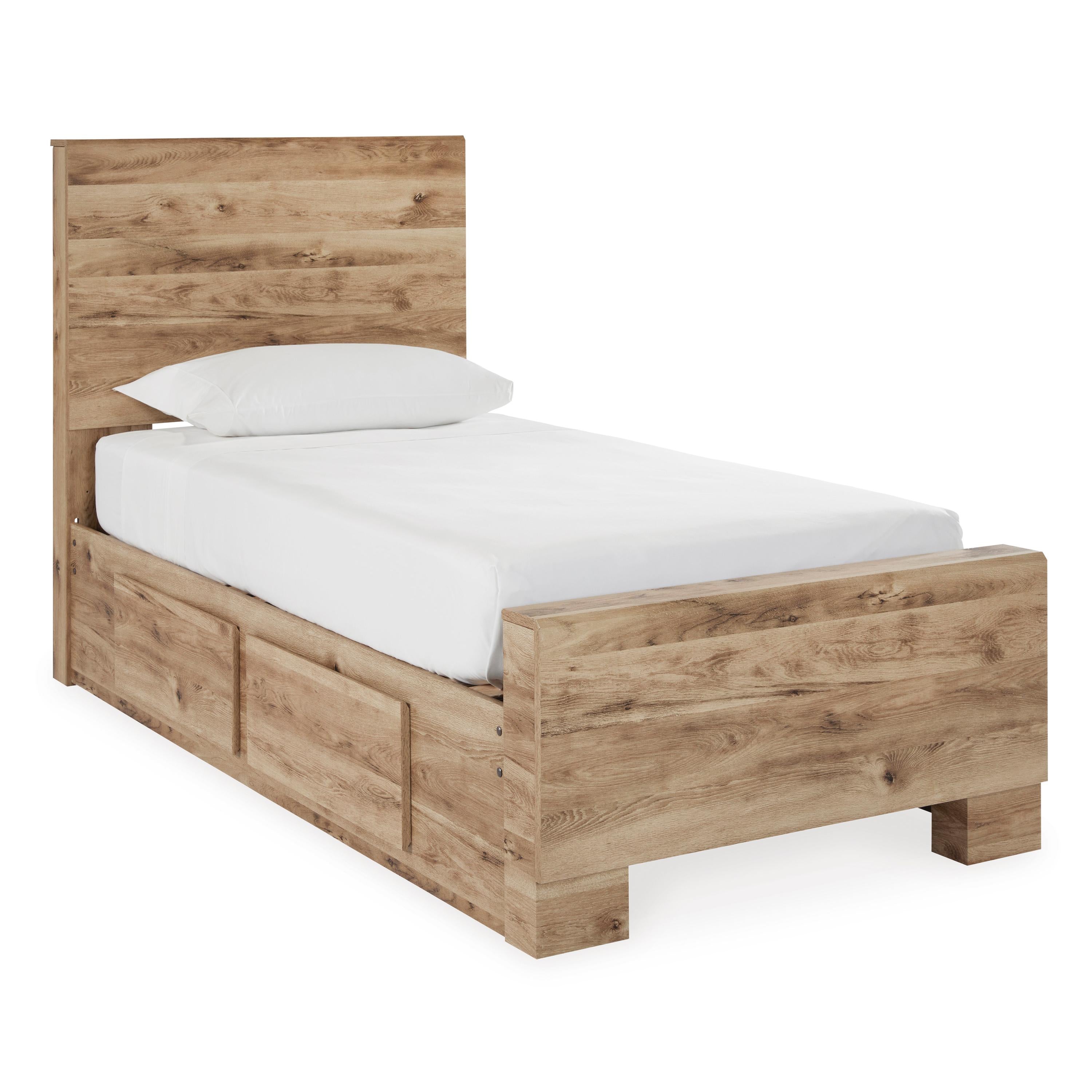 Signature Design by Ashley Hyanna B1050B24 Twin Panel Bed with 1 Side Storage - Image 1