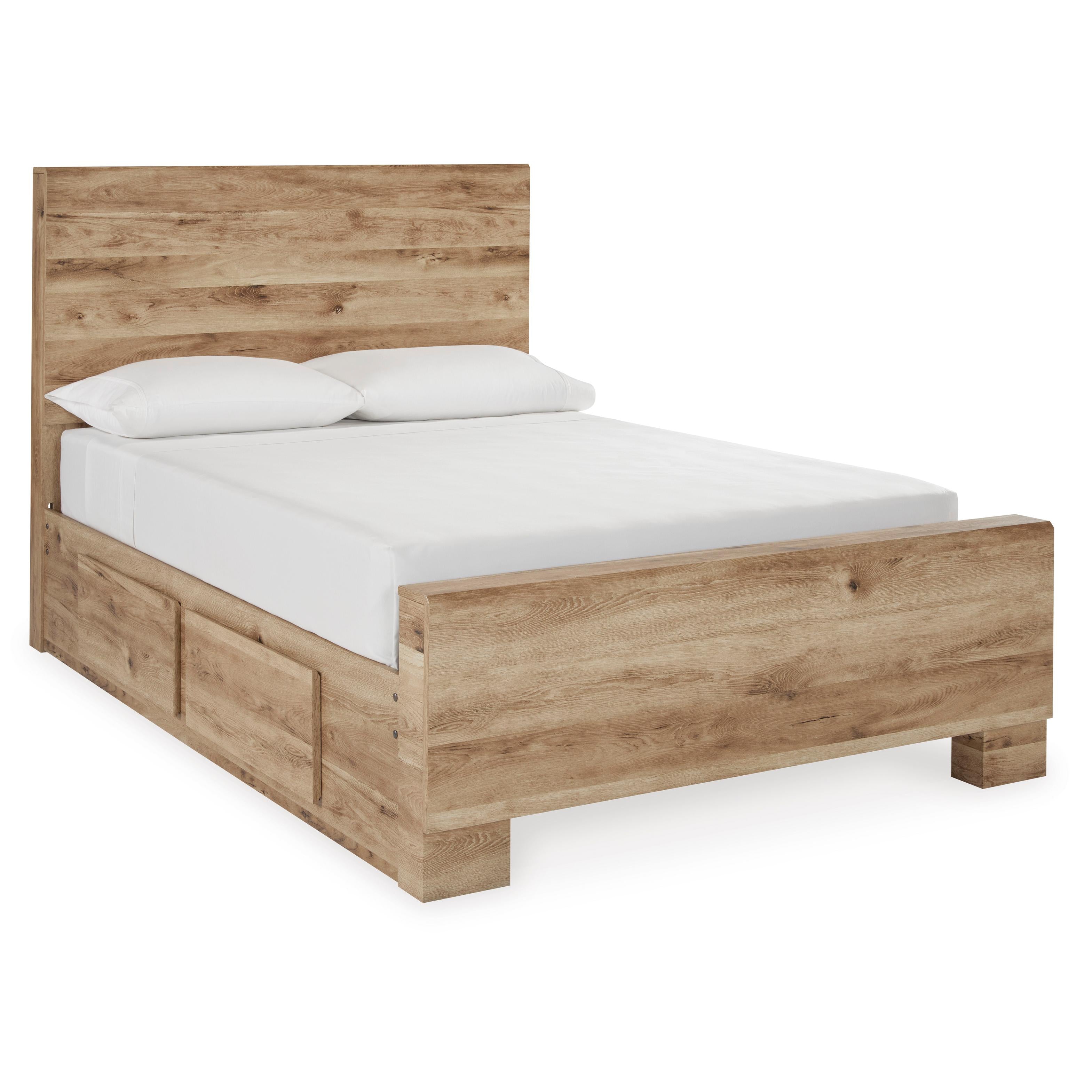 Signature Design by Ashley Hyanna B1050B25 Full Panel Bed with 1 Side Storage - Image 1
