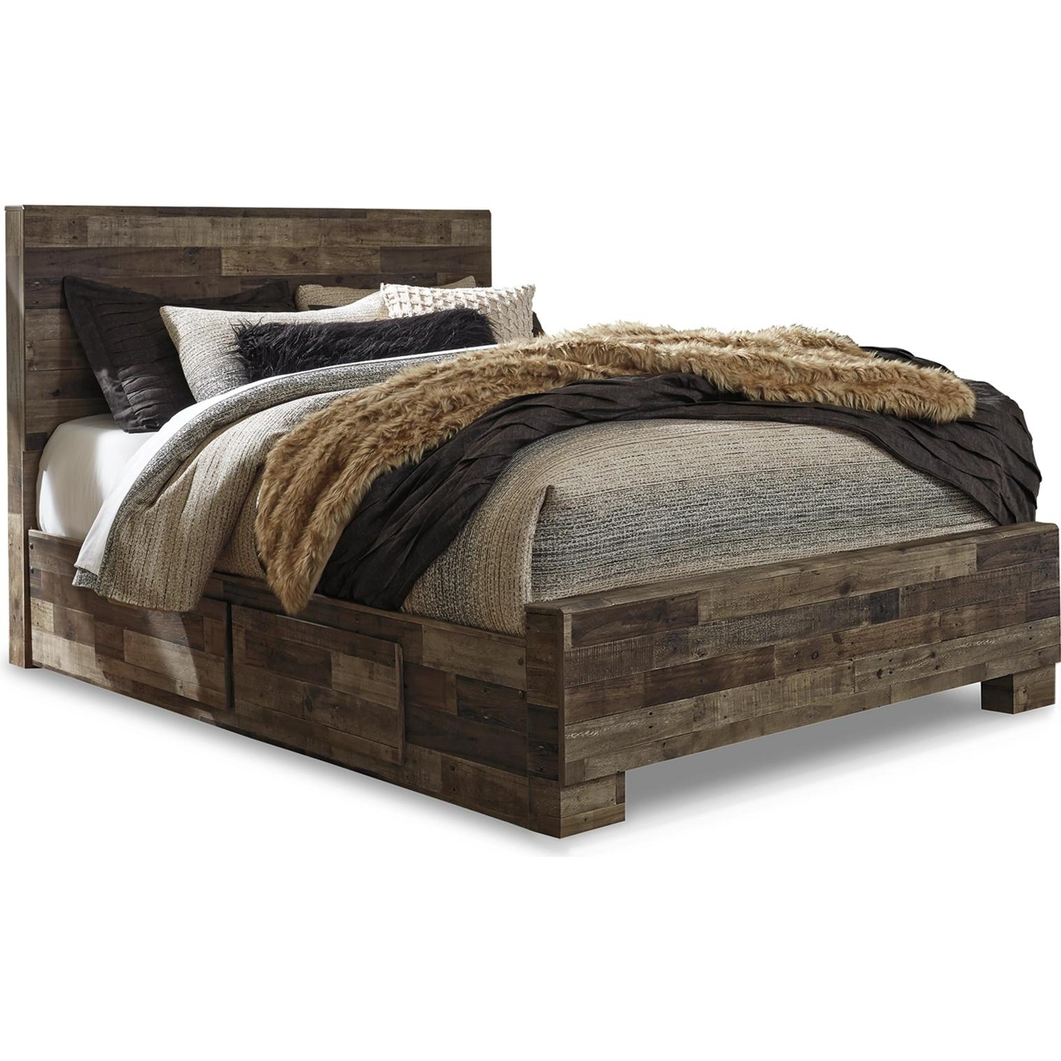 Signature Design by Ashley Derekson B200B43 Queen Panel Bed with 2 Side Storage - Image 1