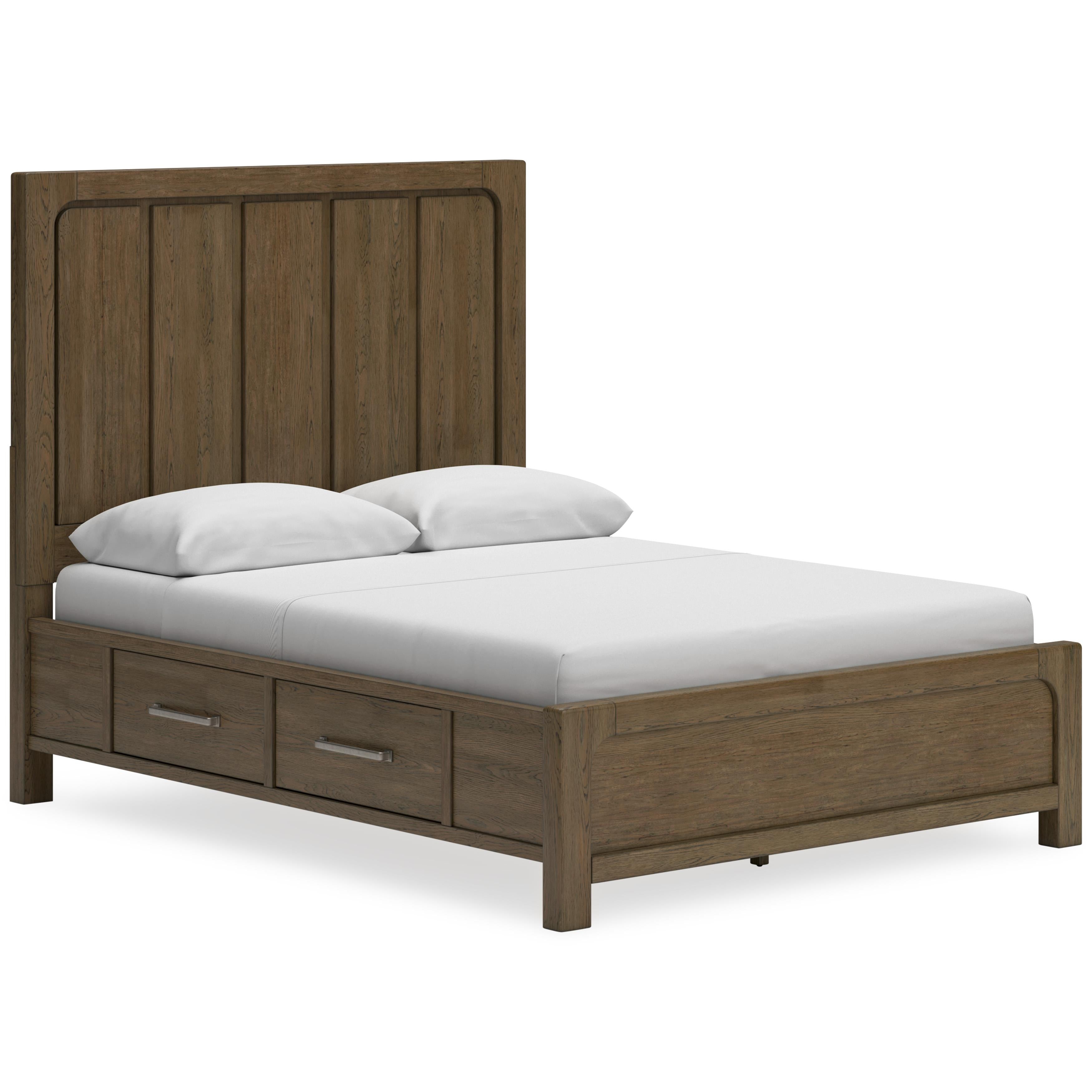 Signature Design by Ashley Cabalynn B974B4 Queen Panel Bed with Storage - Image 1