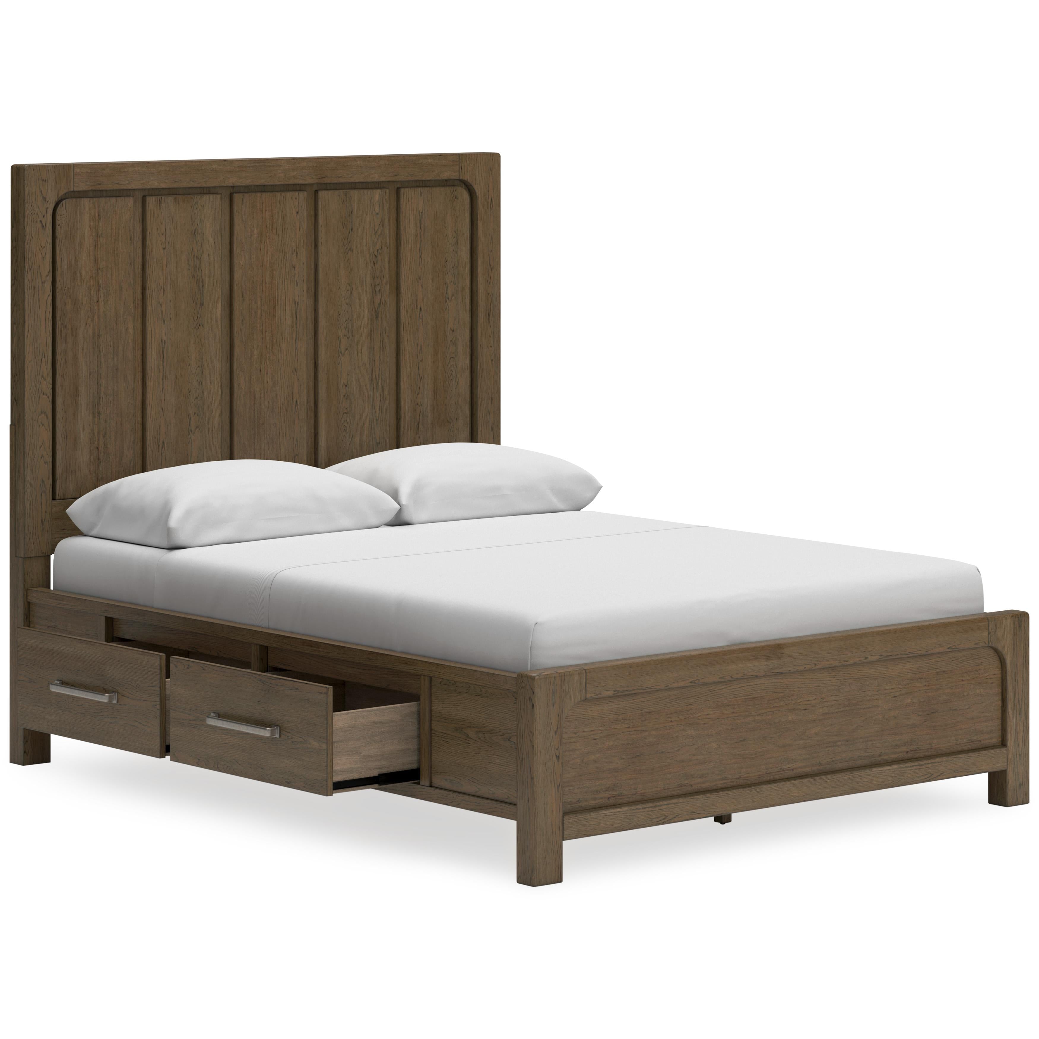 Signature Design by Ashley Cabalynn B974B4 Queen Panel Bed with Storage - Image 2