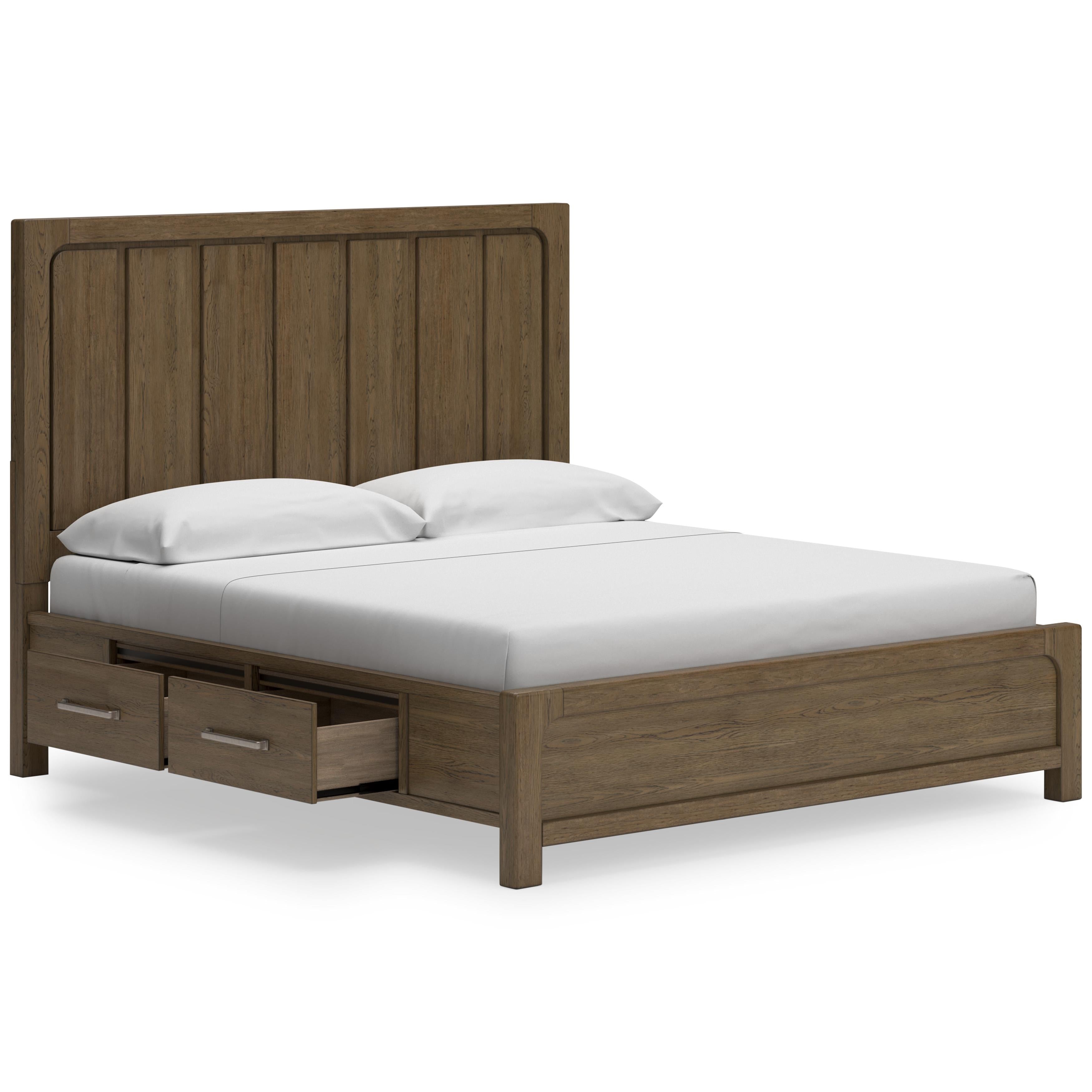 Signature Design by Ashley Cabalynn B974B9 California King Panel Bed with Storage - Image 2