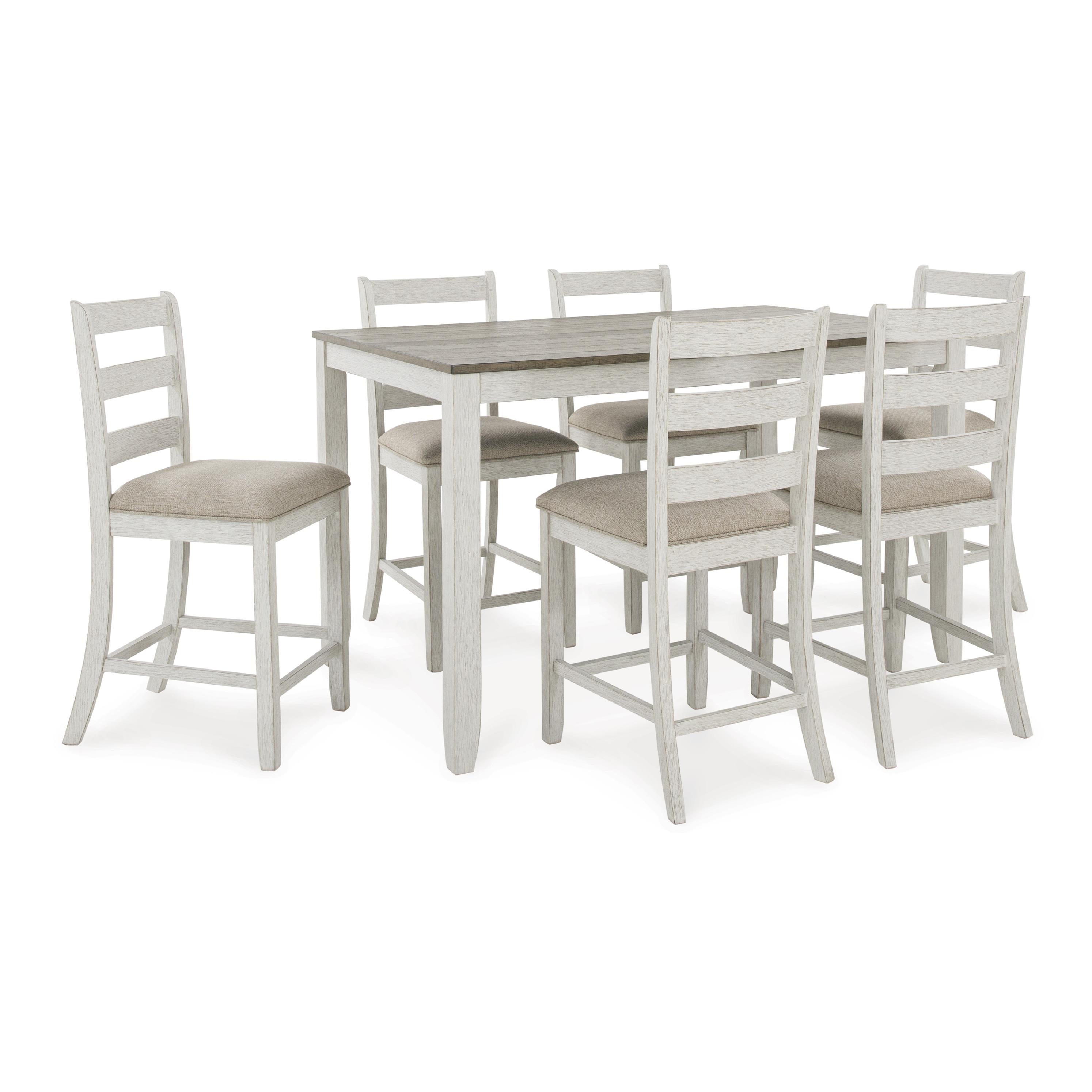Signature Design by Ashley Skempton D394-423 Rectangular Dining Room Counter Table Set - Image 1