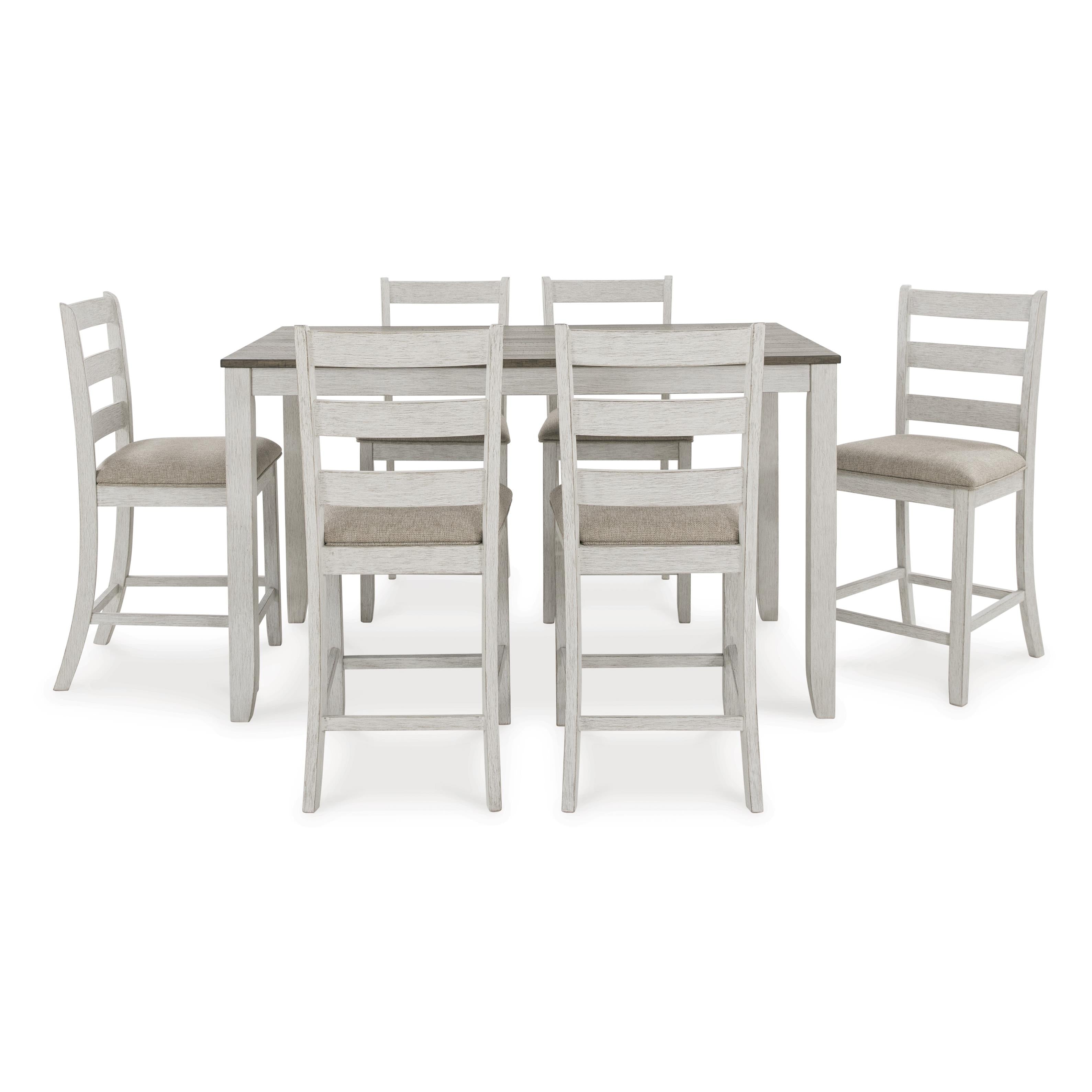 Signature Design by Ashley Skempton D394-423 Rectangular Dining Room Counter Table Set - Image 2