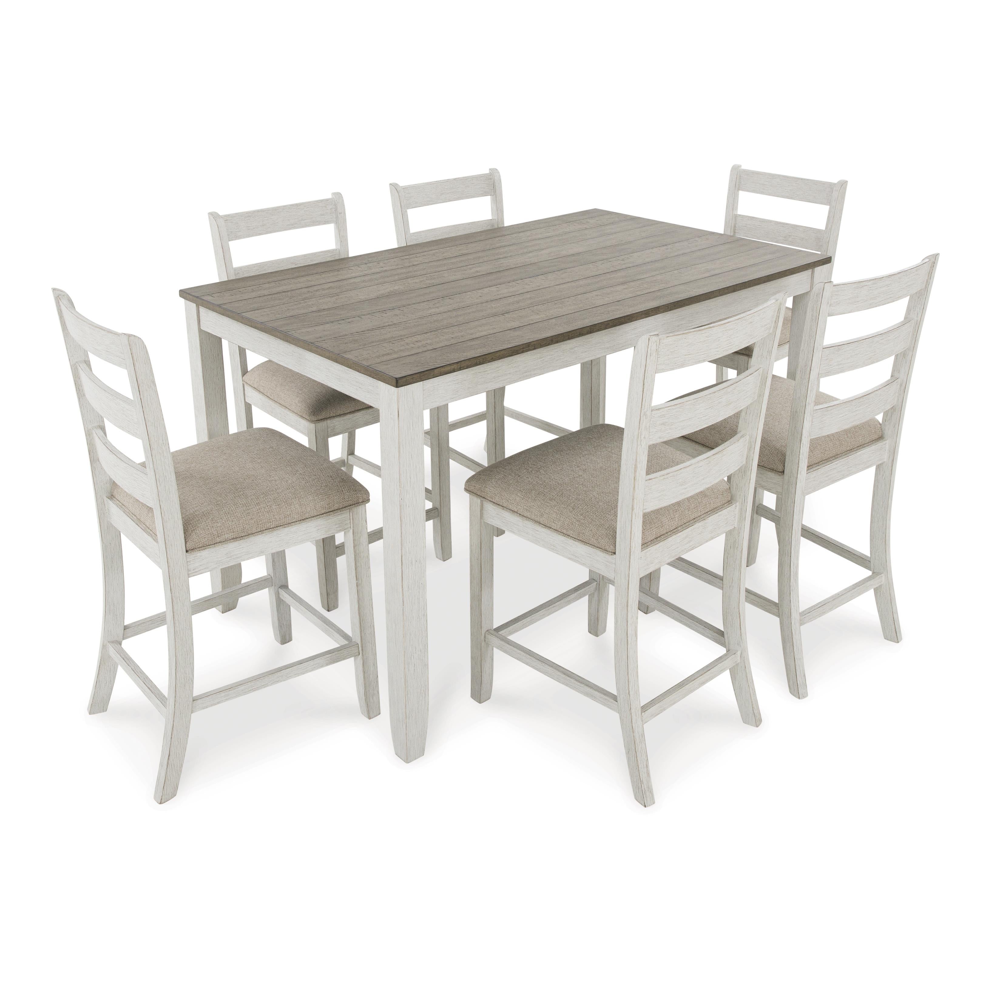Signature Design by Ashley Skempton D394-423 Rectangular Dining Room Counter Table Set - Image 3