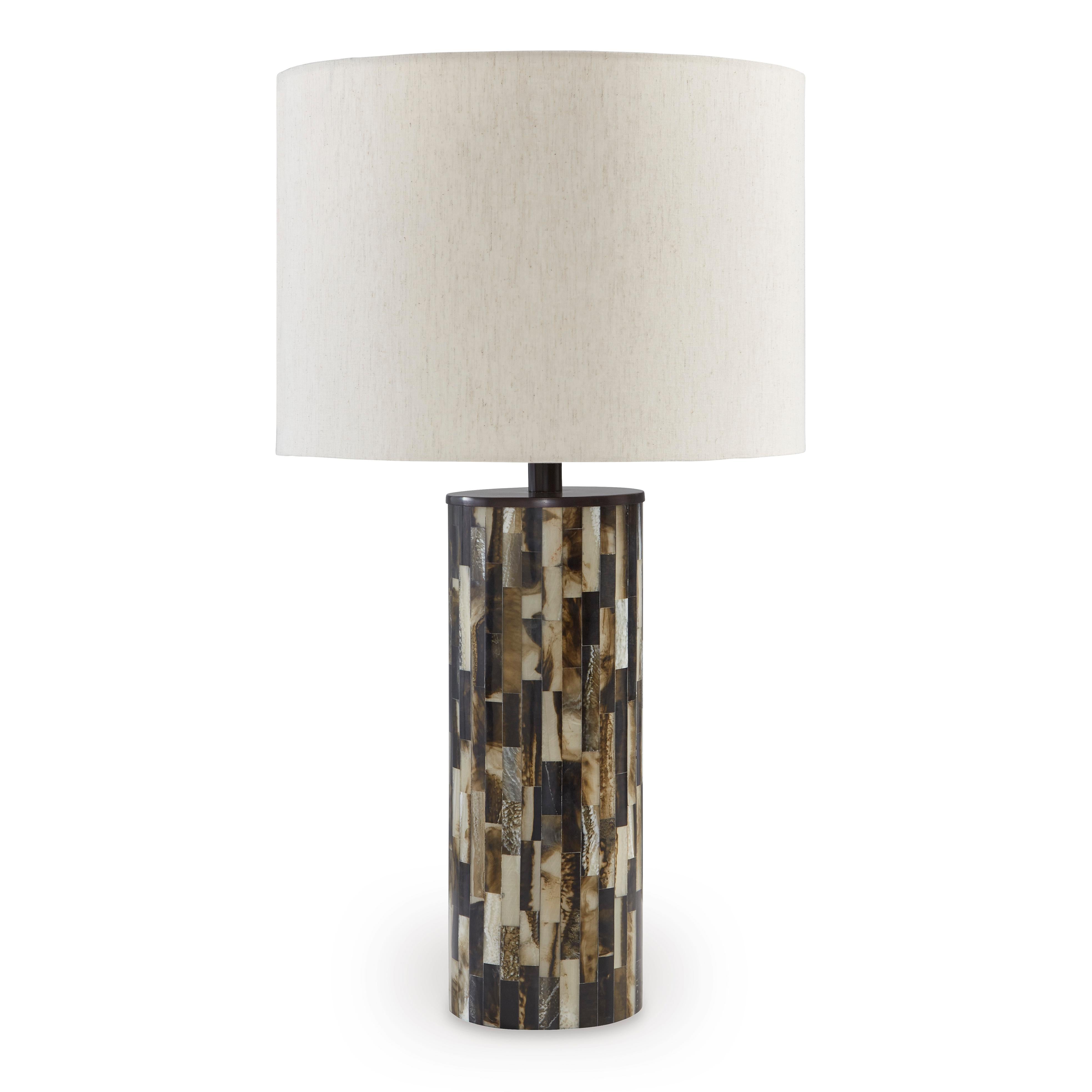 Signature Design by Ashley Ellford L235684 Poly Table Lamp - Image 1