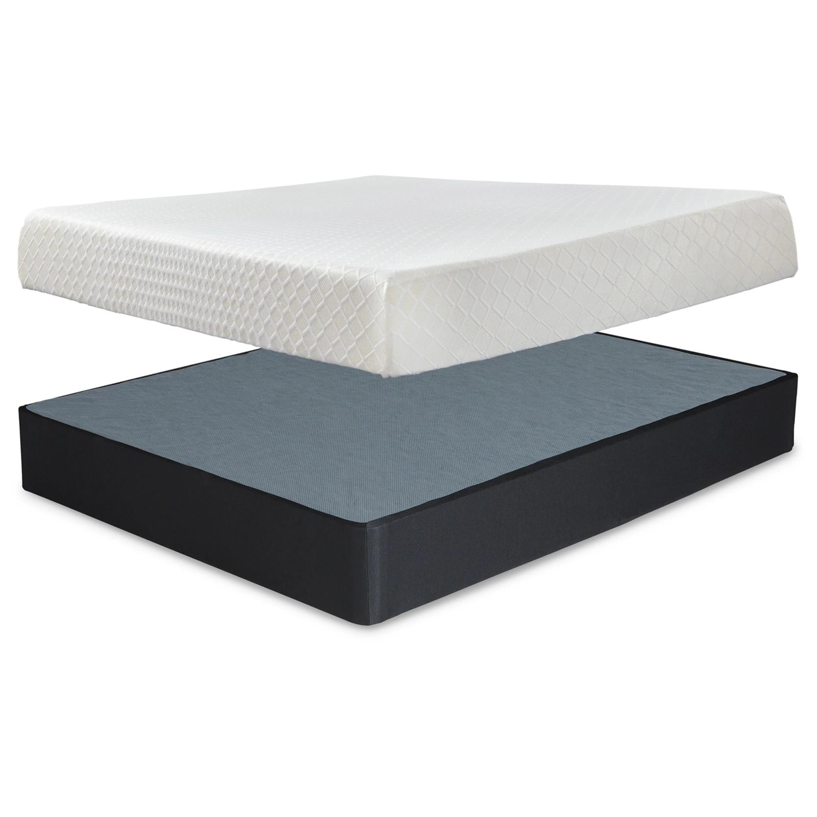 Sierra Sleep 10 Inch Chime Memory Foam M699M1 King Mattress and Foundation - Image 1