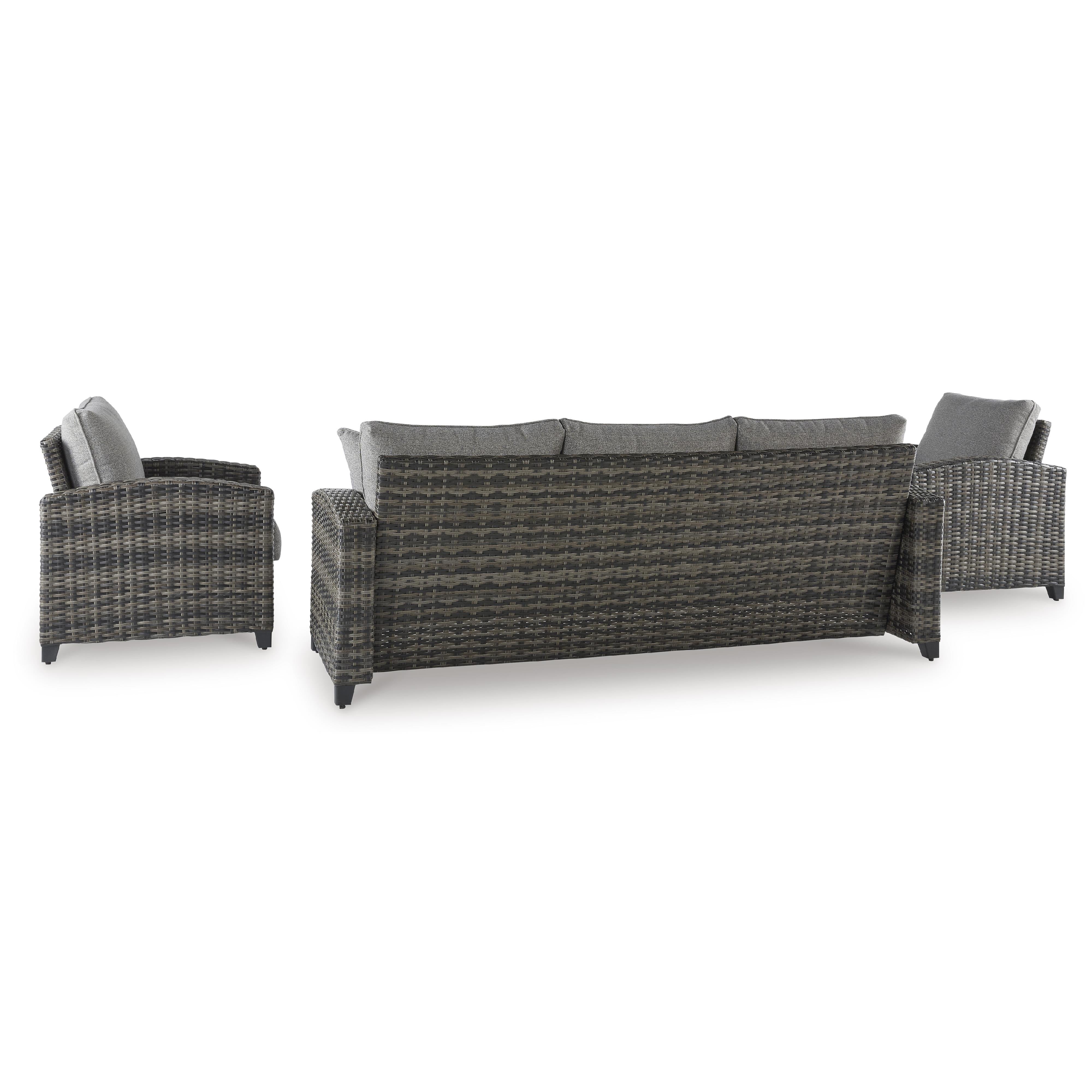 Signature Design by Ashley Oasis Court P335-081 Sofa/Chairs/Table Set - Image 3