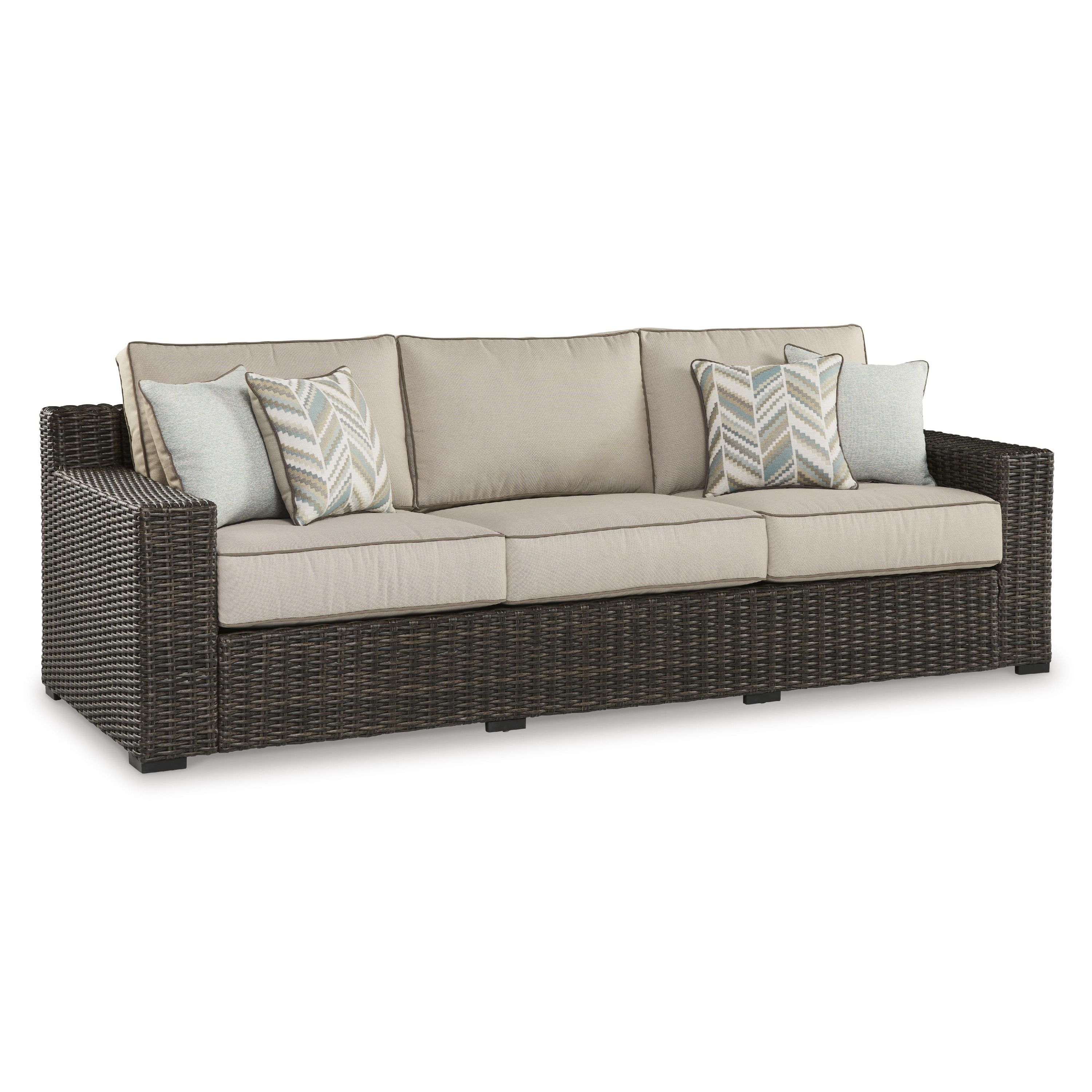 Signature Design by Ashley Coastline Bay P784-838 Sofa with Cushion - Image 1