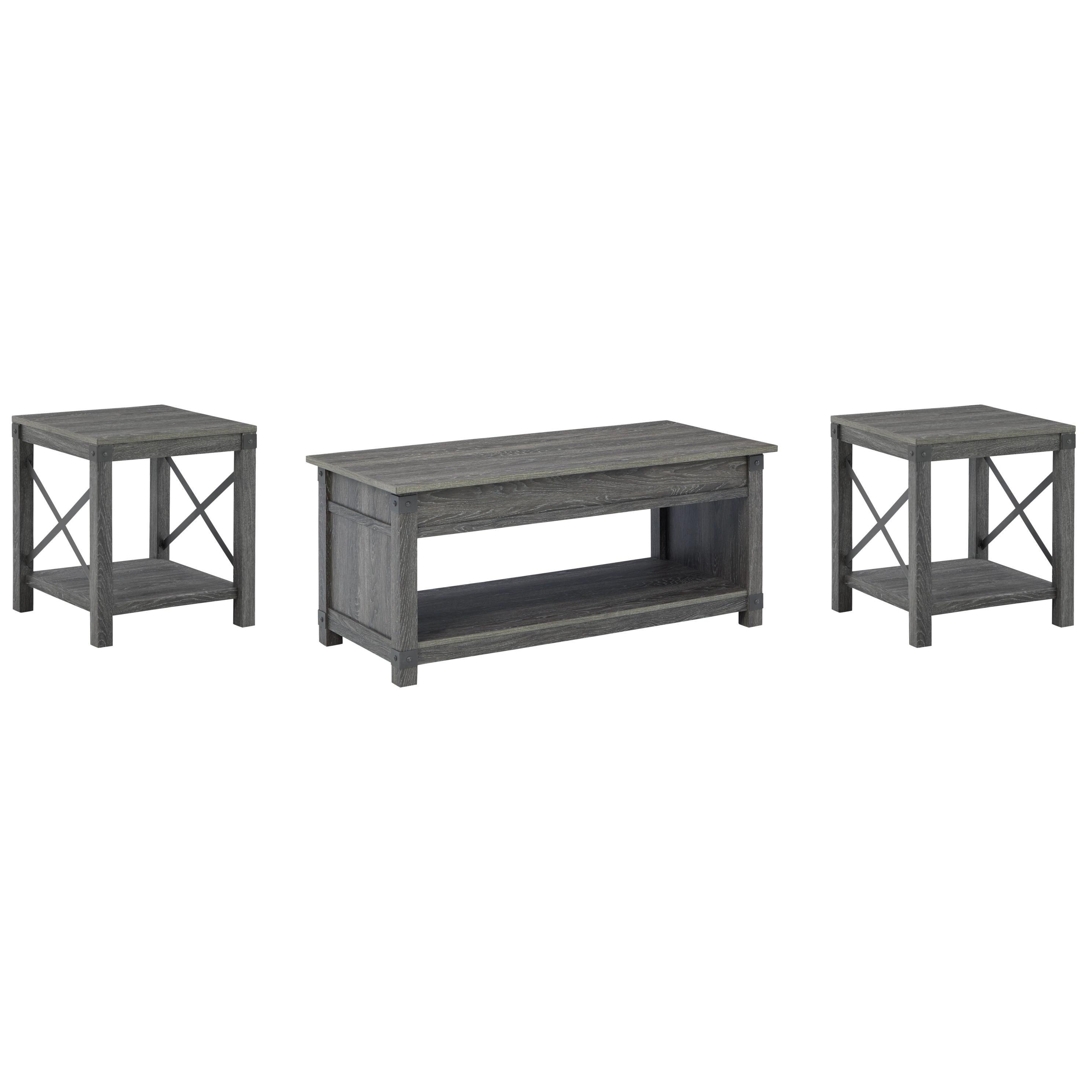 Signature Design by Ashley Freedan T175T1 Coffee Table and 2 End Tables - Image 1