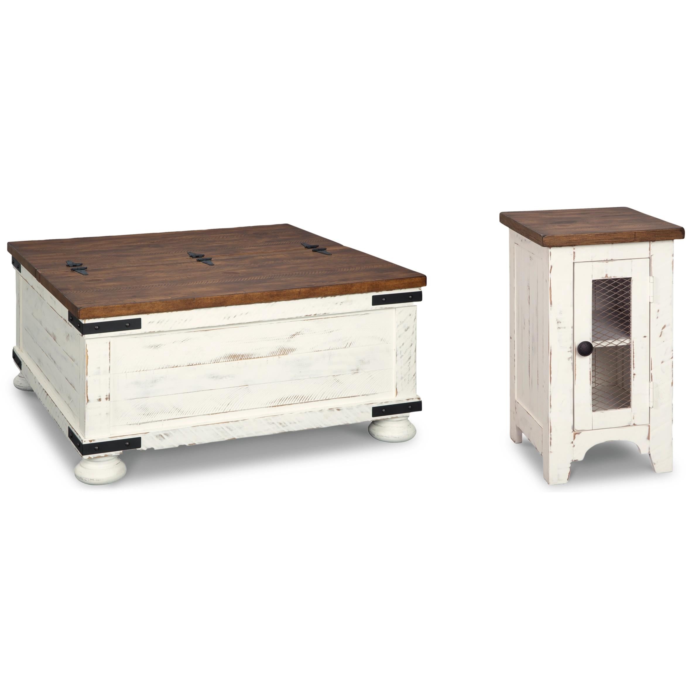 Signature Design by Ashley Wystfield T459T3 Coffee Table and 2 End Tables - Image 1