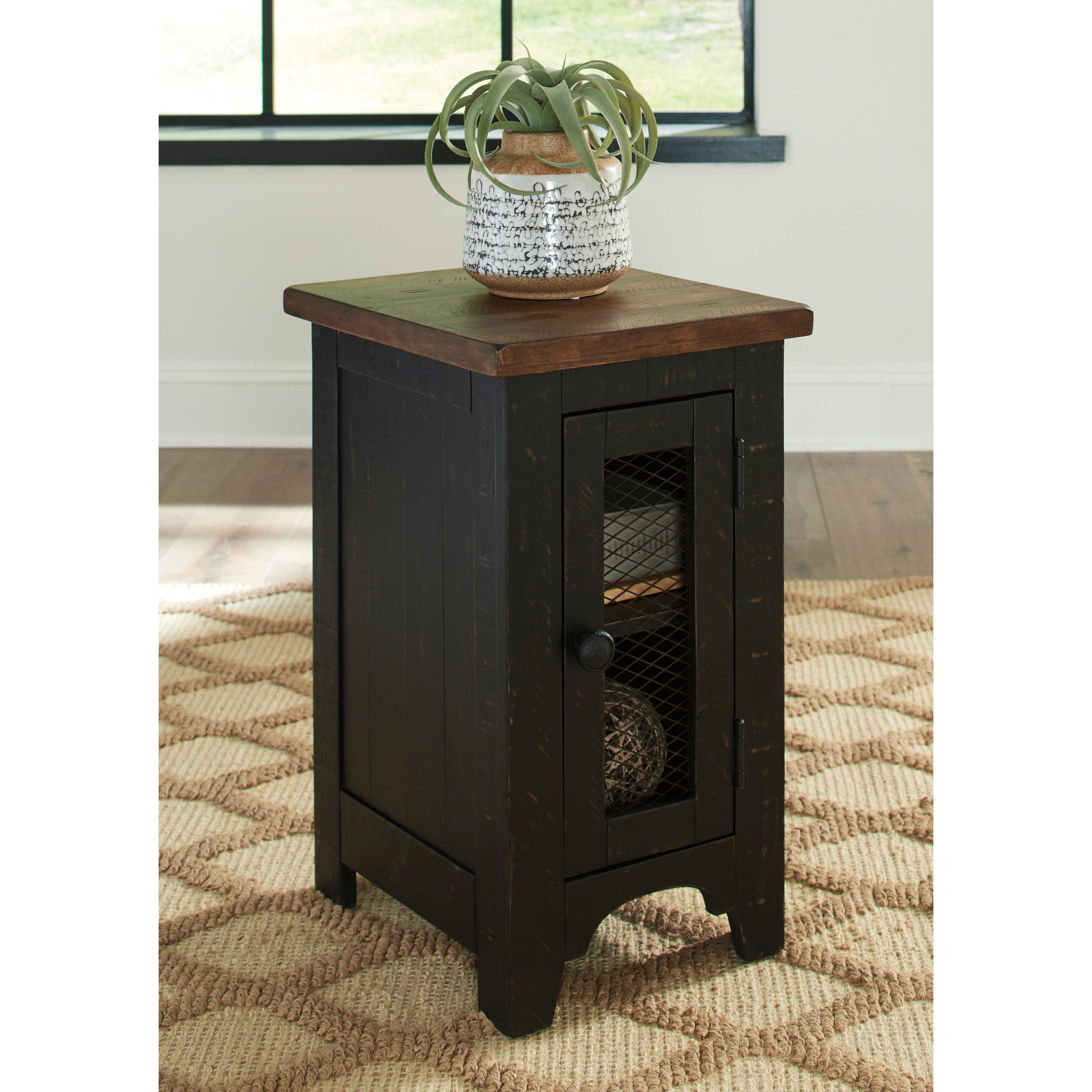 Signature Design by Ashley Valebeck T468T1 Coffee Table and 2 Chairside End Tables - Image 3