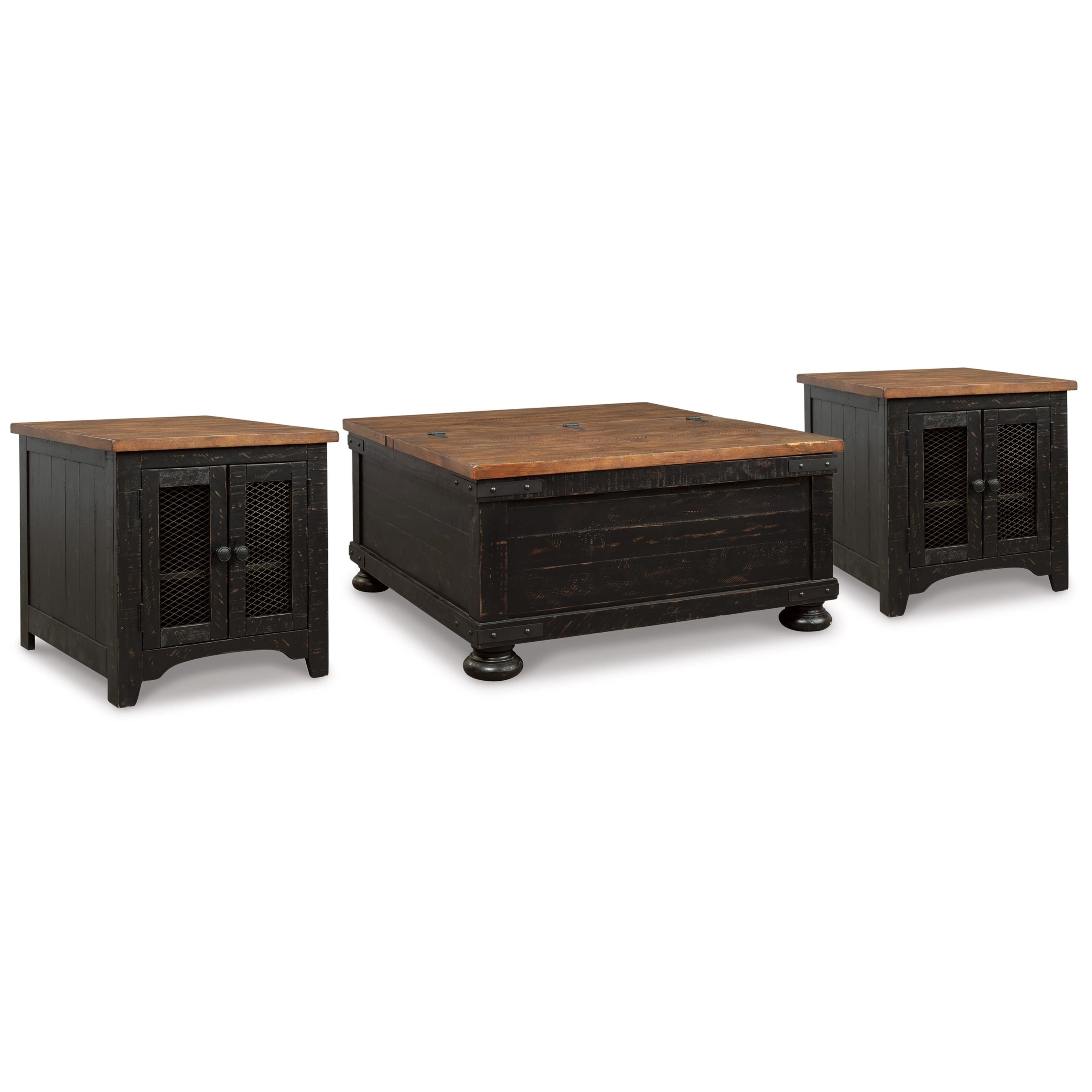Signature Design by Ashley Valebeck T468T2 Coffee Table and 2 End Tables - Image 1