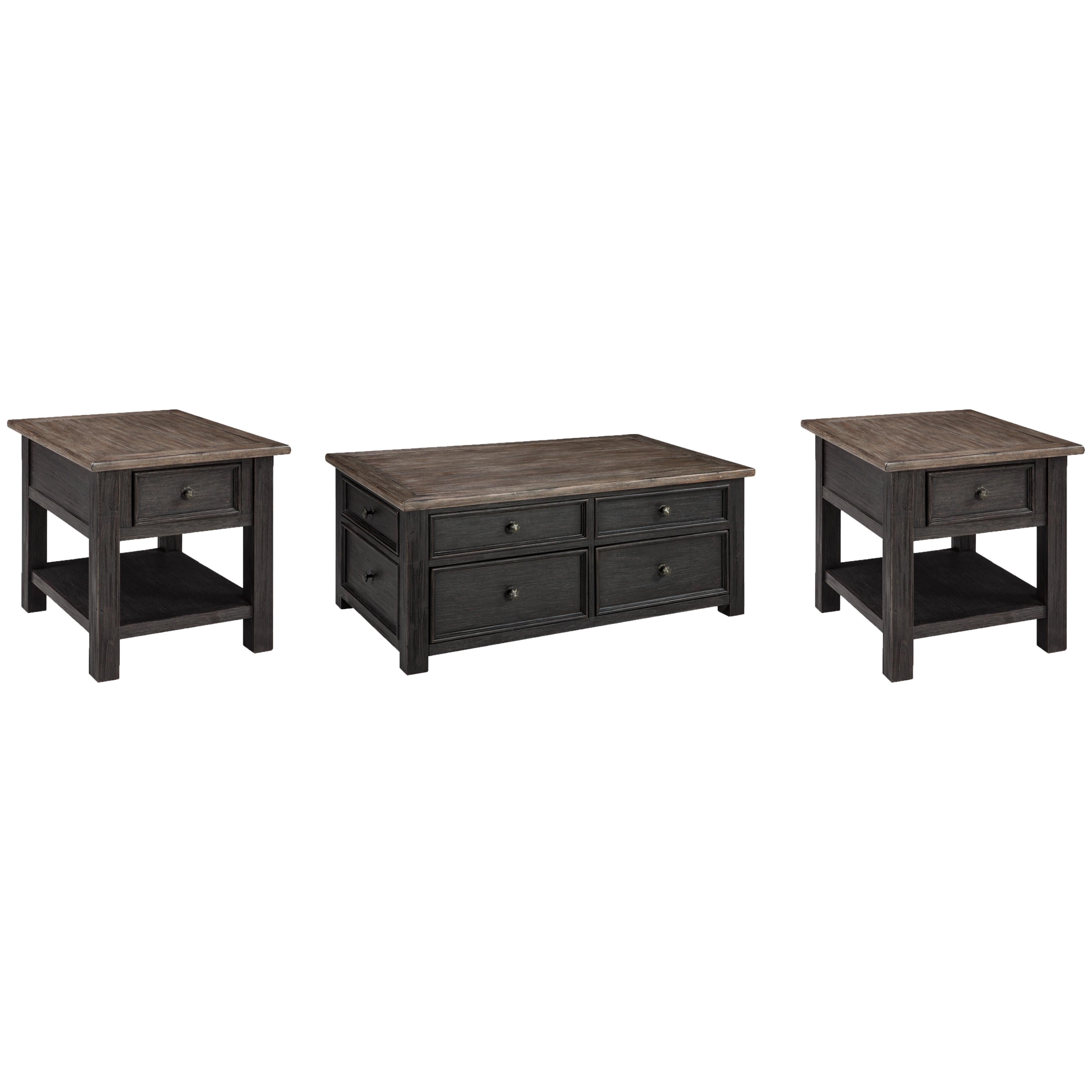 Signature Design by Ashley Tyler Creek T736T2 Coffee Table and 2 End Tables - Image 1