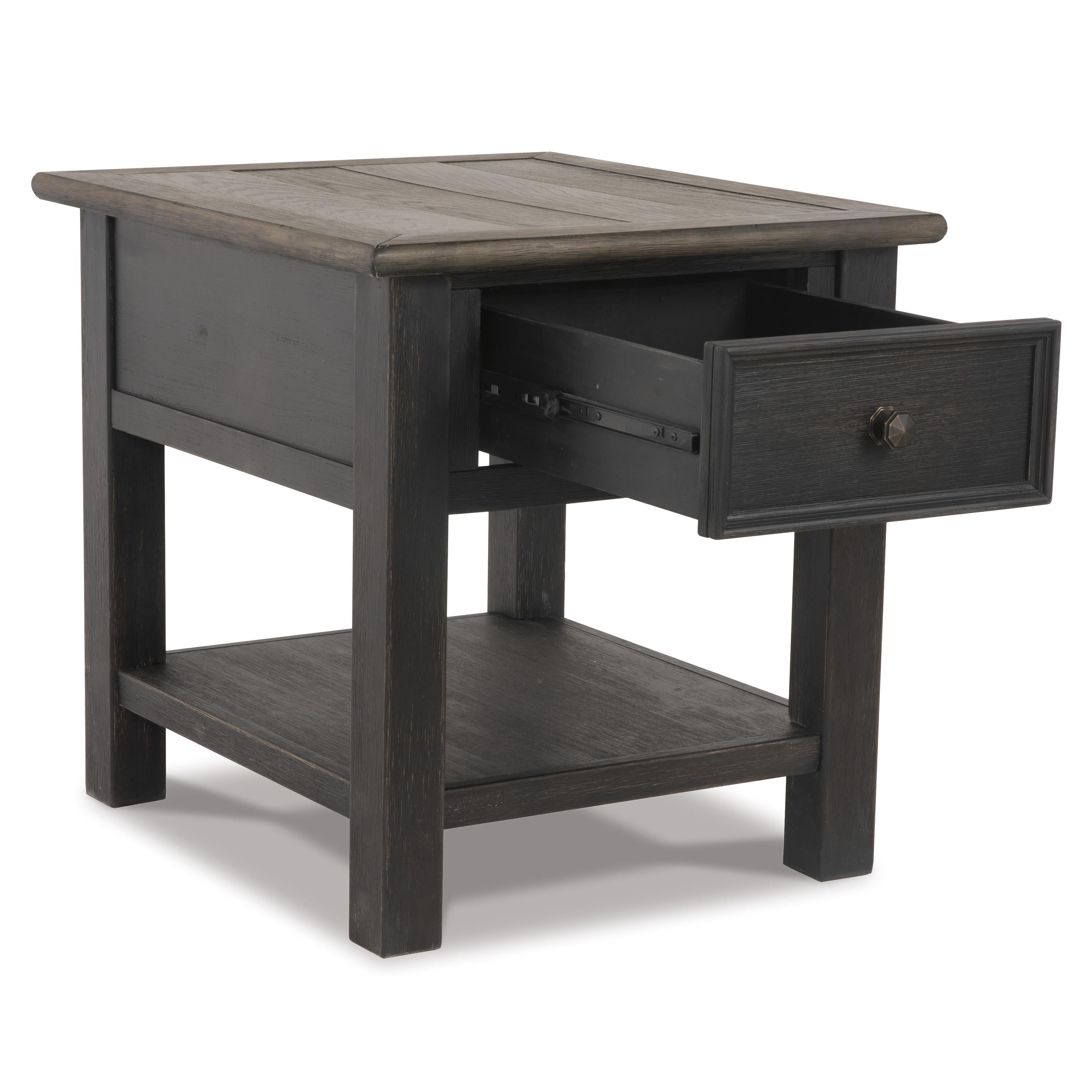 Signature Design by Ashley Tyler Creek T736T3 Coffee Table and 2 End Tables with Console - Image 3