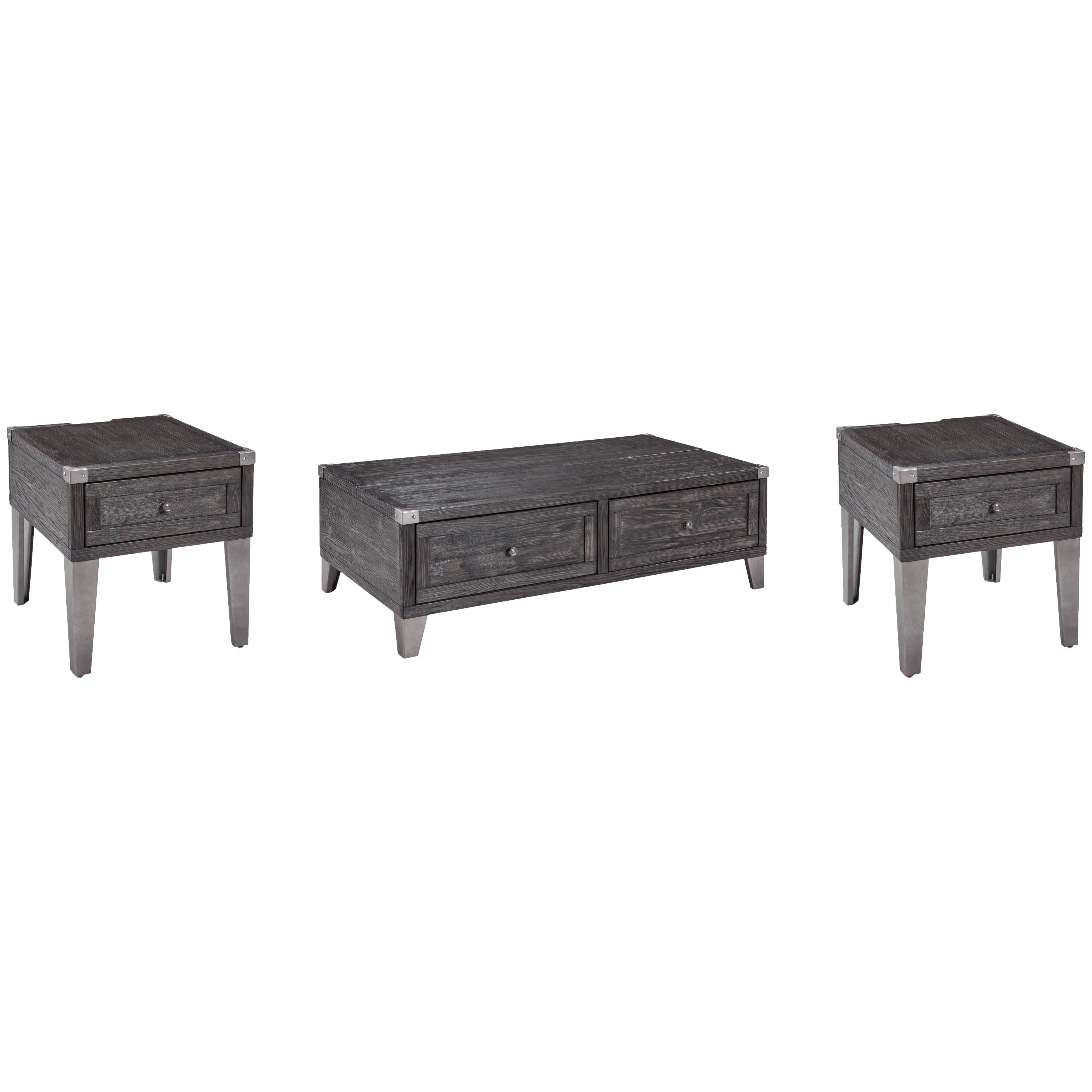 Signature Design by Ashley Todoe T901T2 Coffee Table and 2 End Tables - Image 1