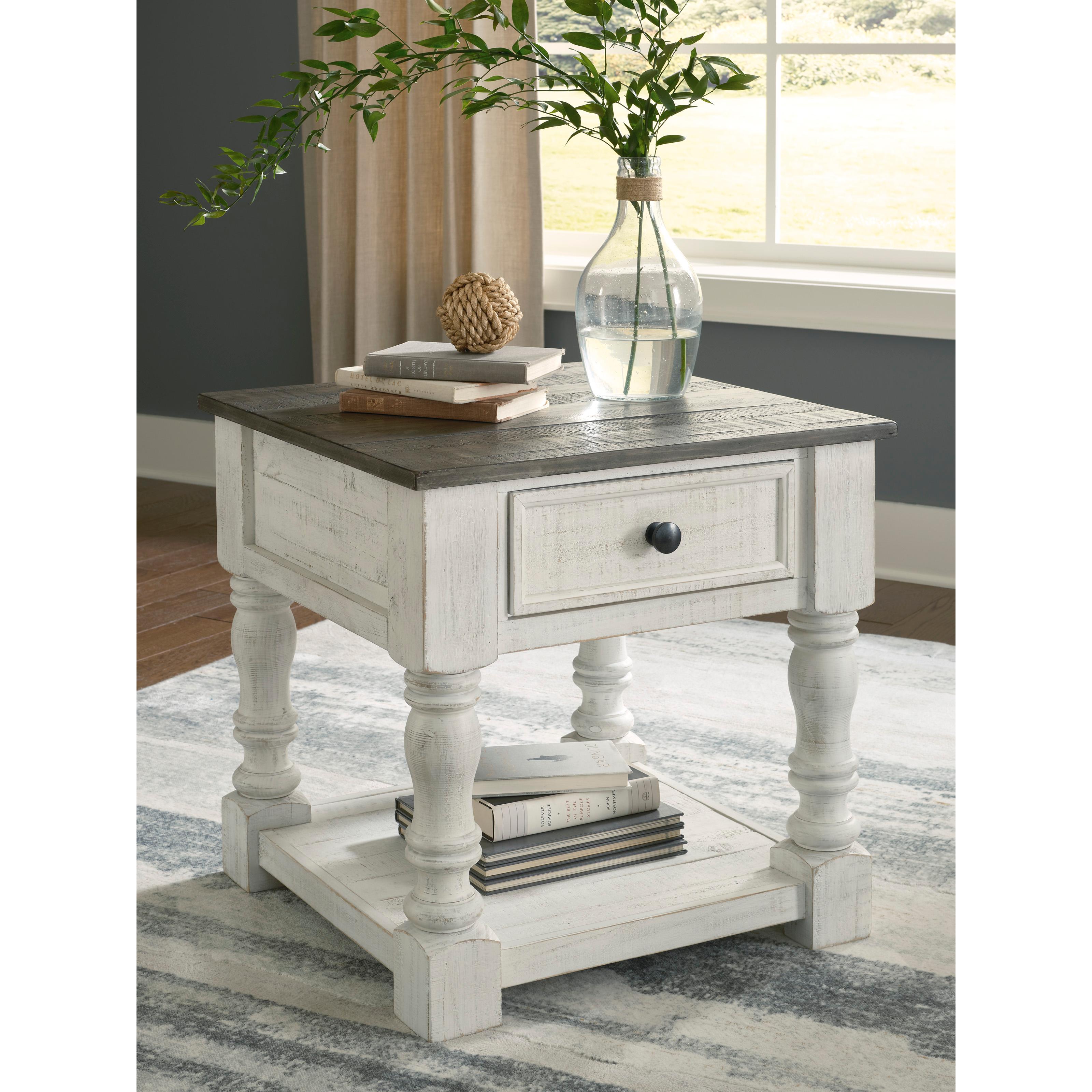 Signature Design by Ashley Havalance T994T1 Lift Top Coffee Table and 2 End Tables - Image 3