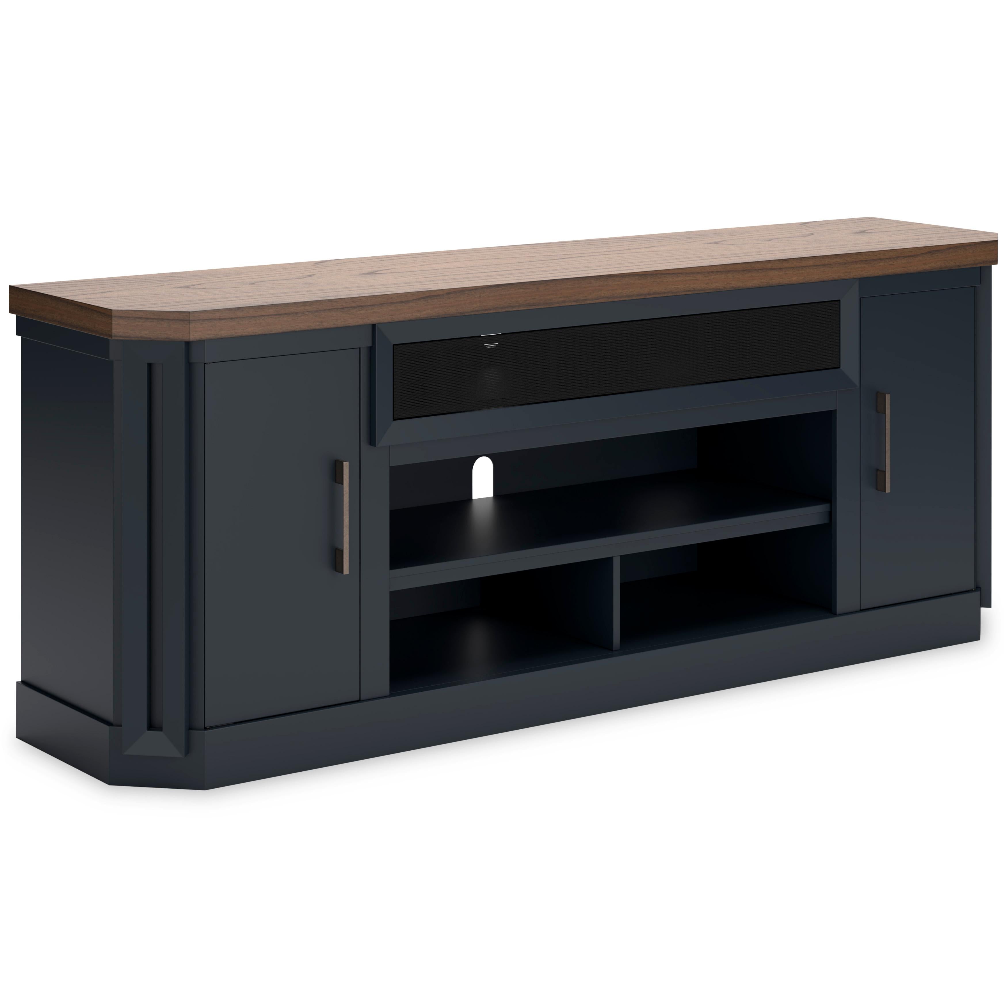 Signature Design by Ashley Landocken W402-68 XL TV Stand with Fireplace Option - Image 1