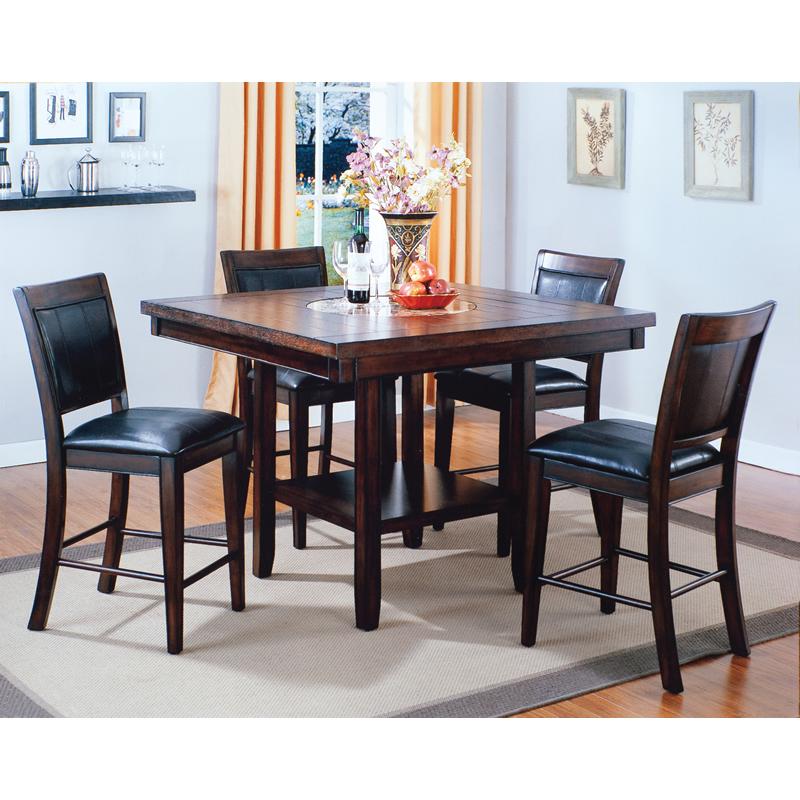 Crown Mark Fulton 5 pc Counter Height Dining Set - Image 1